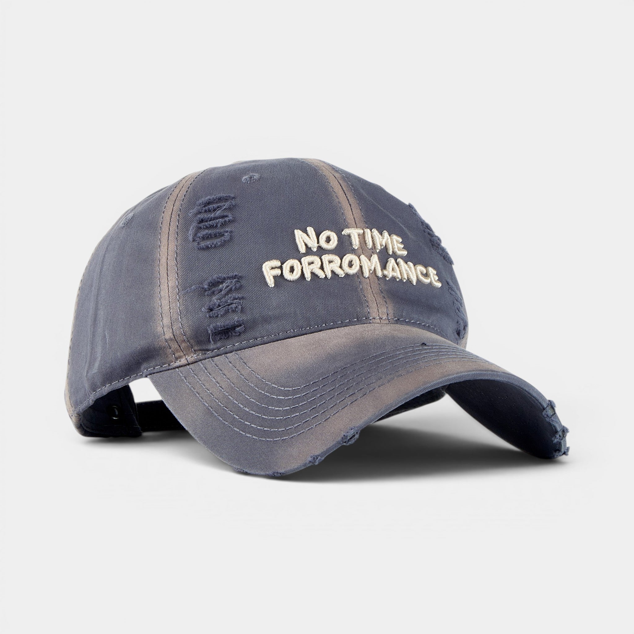 NO TIME FORROMANCE CUTTING DAD HAT CAP