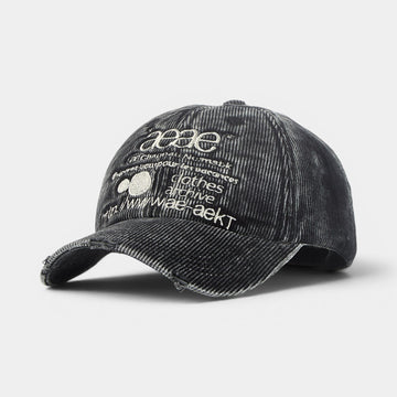 AEAE WASHED CORDUROY CAP