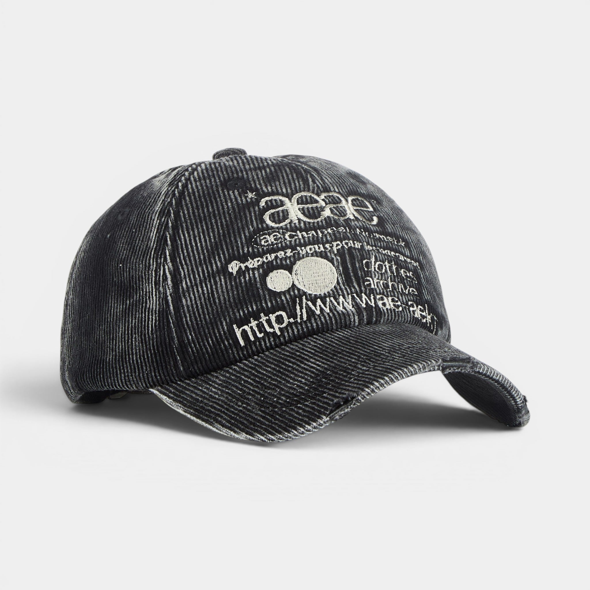 AEAE WASHED CORDUROY CAP