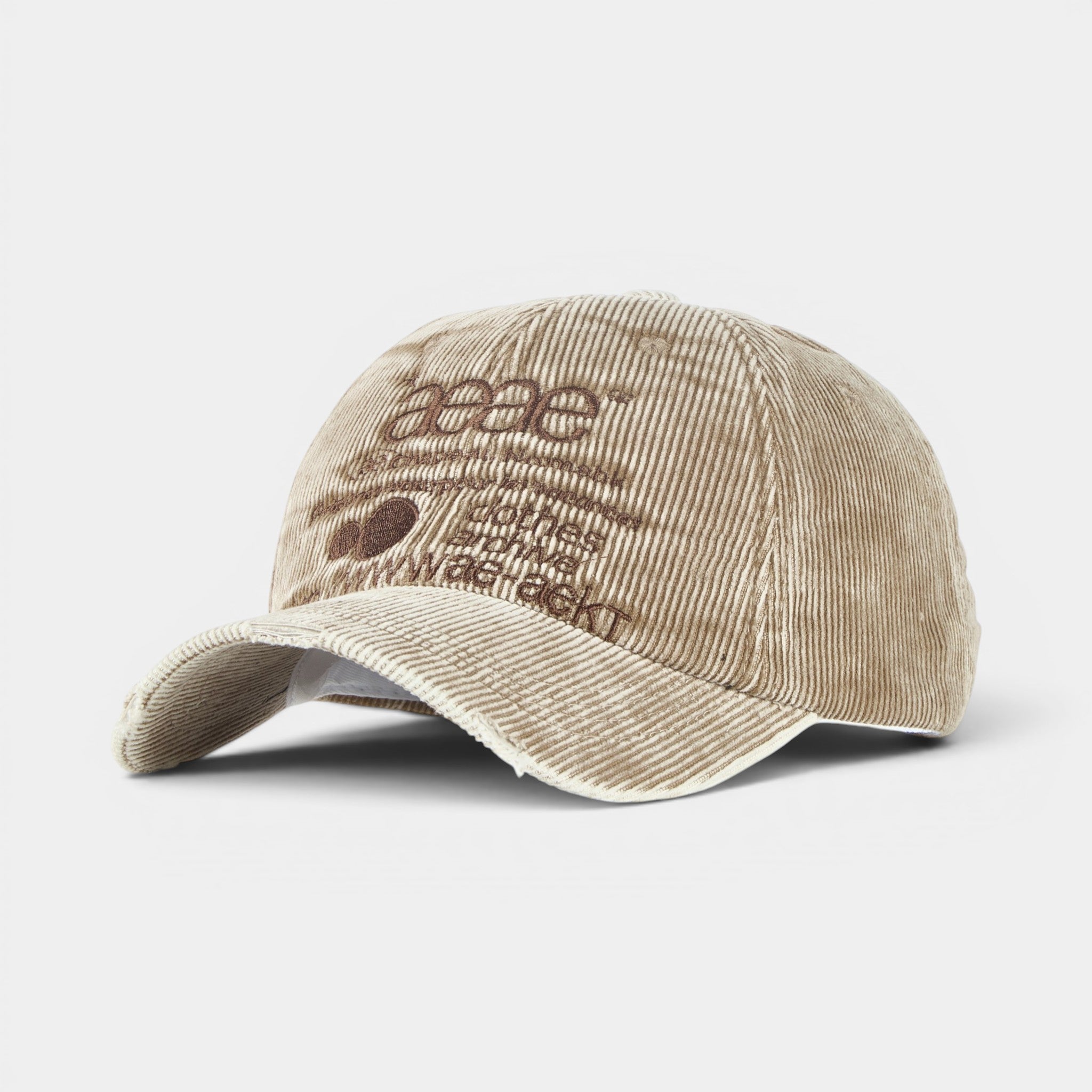 AEAE WASHED CORDUROY CAP