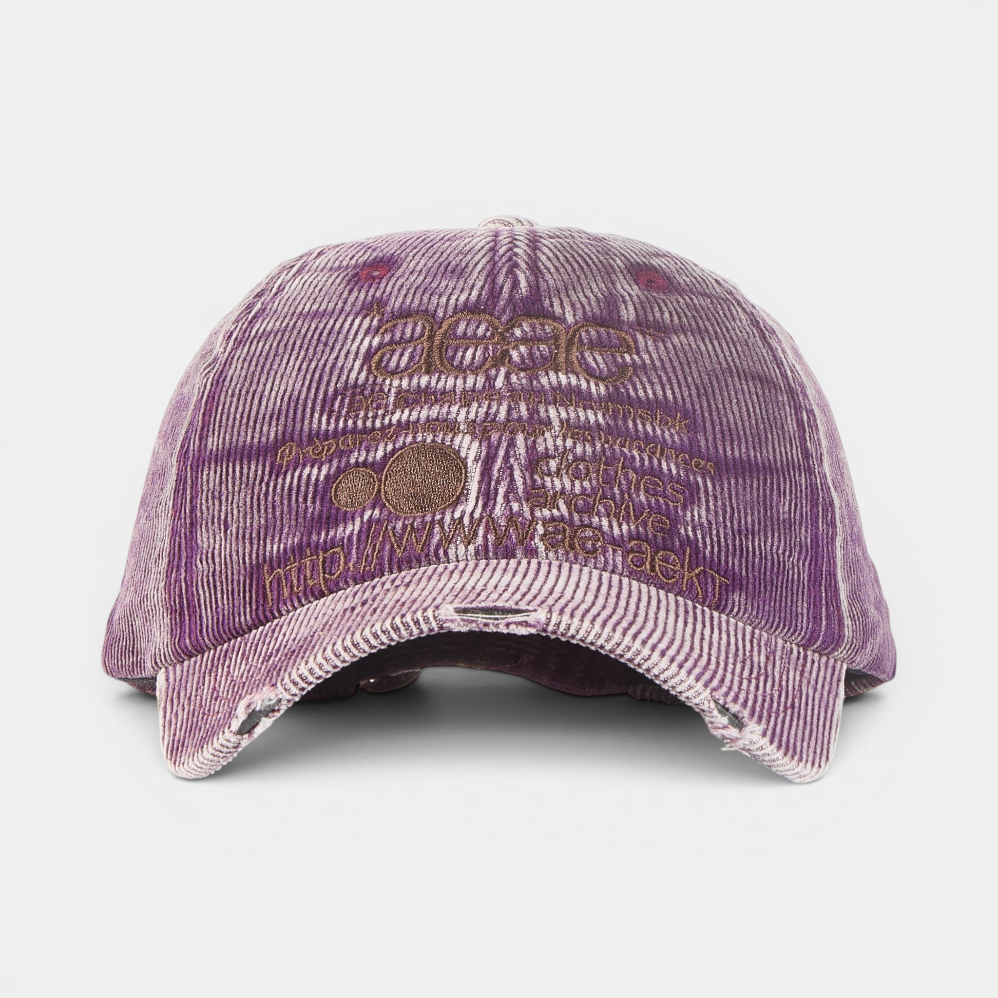 AEAE WASHED CORDUROY CAP