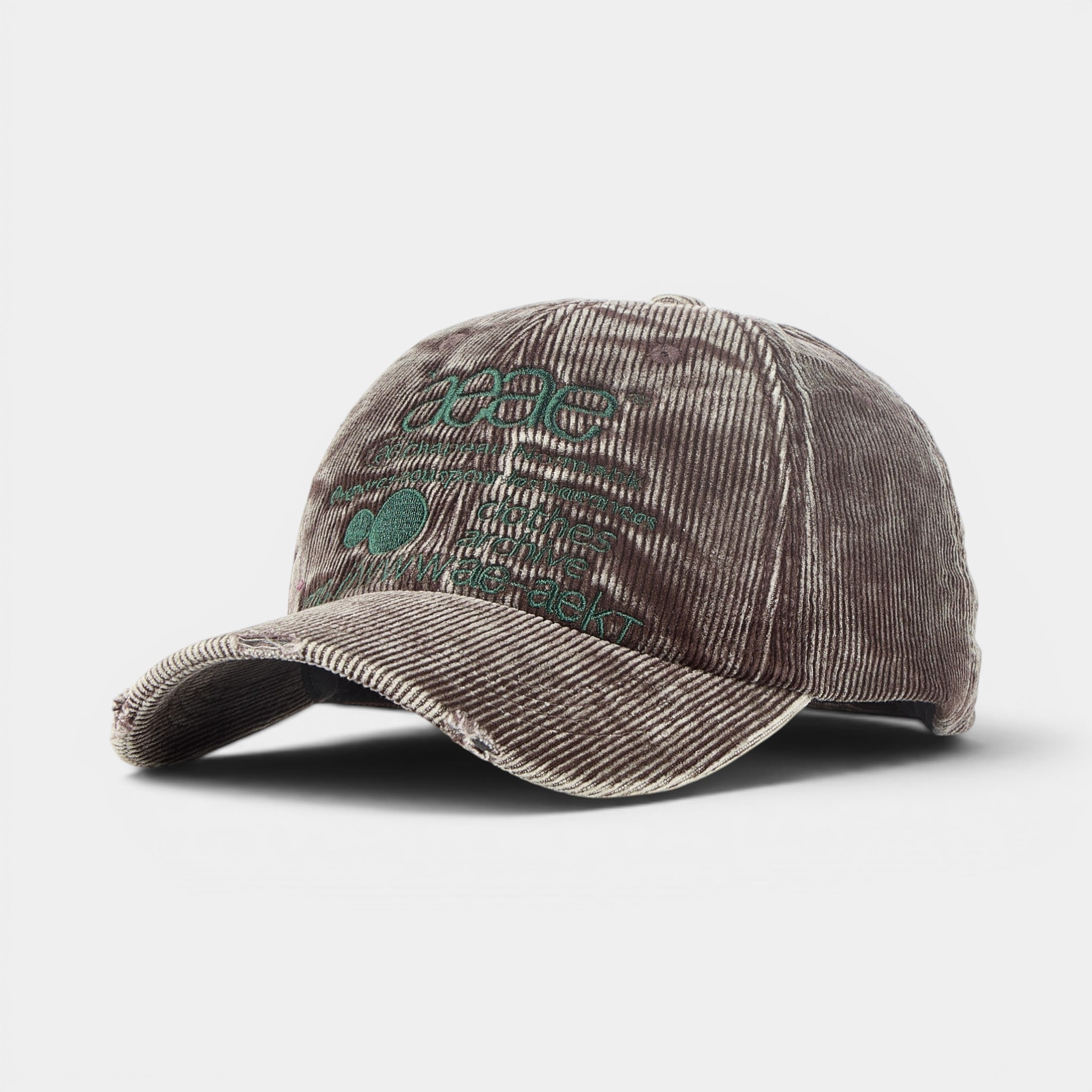 AEAE WASHED CORDUROY CAP