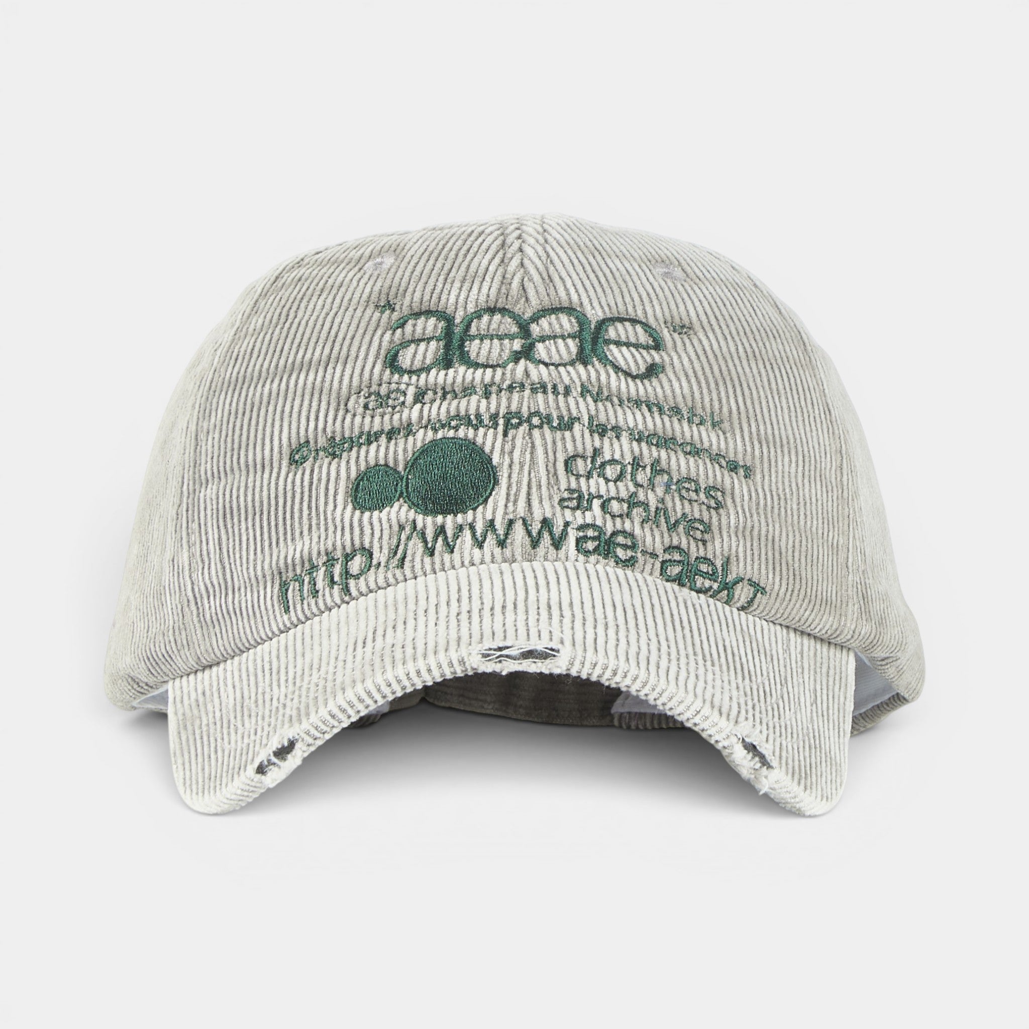 AEAE WASHED CORDUROY CAP