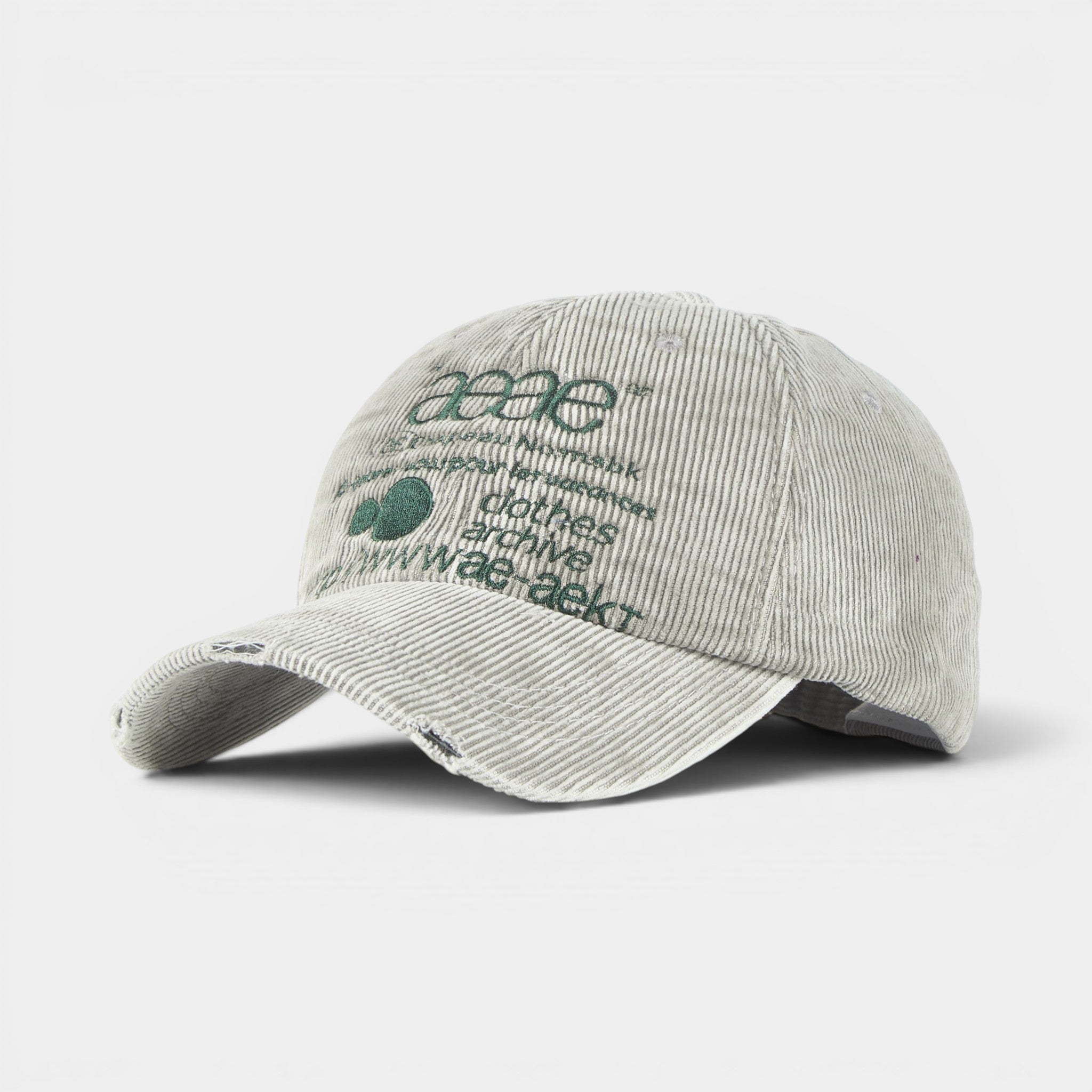 AEAE WASHED CORDUROY CAP