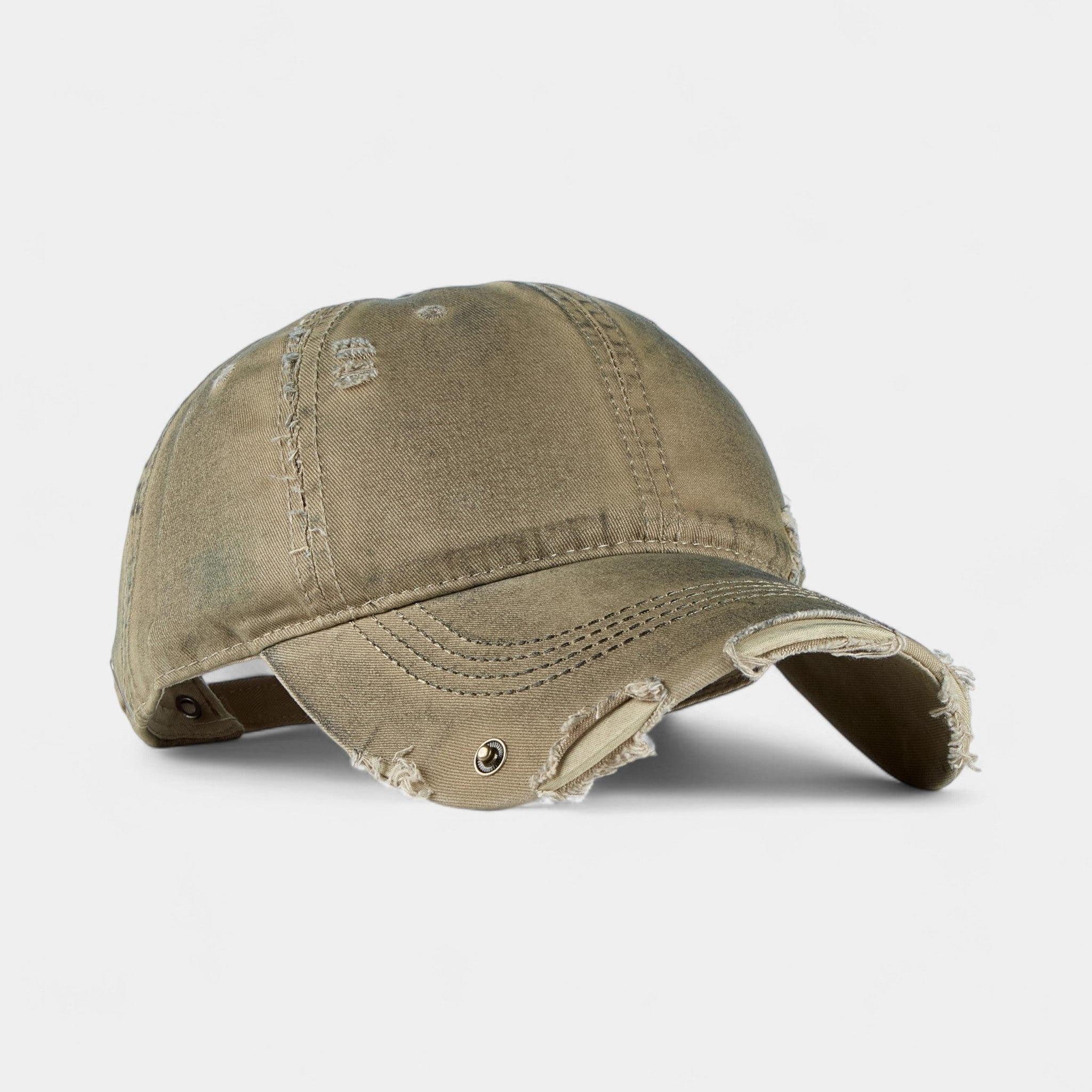 VINTAGE CUT WASHED DISTRESSED CAP