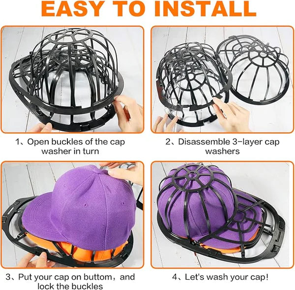 Cap Washer & Hat Protector (Fits 2 Caps)