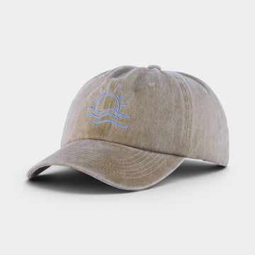 Sun & Moon Washed Dad Hat