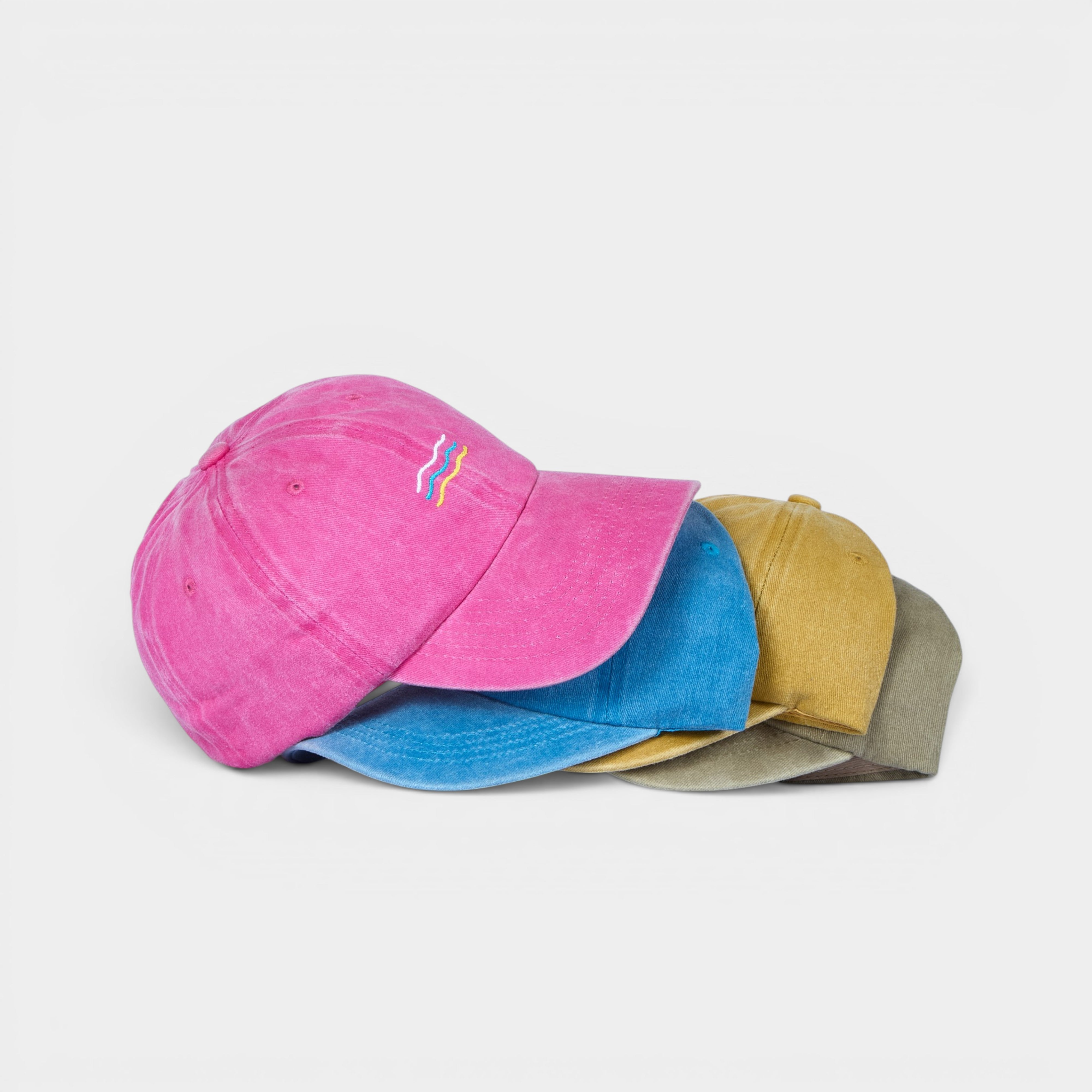 Summer Wave Washed Dad Hat
