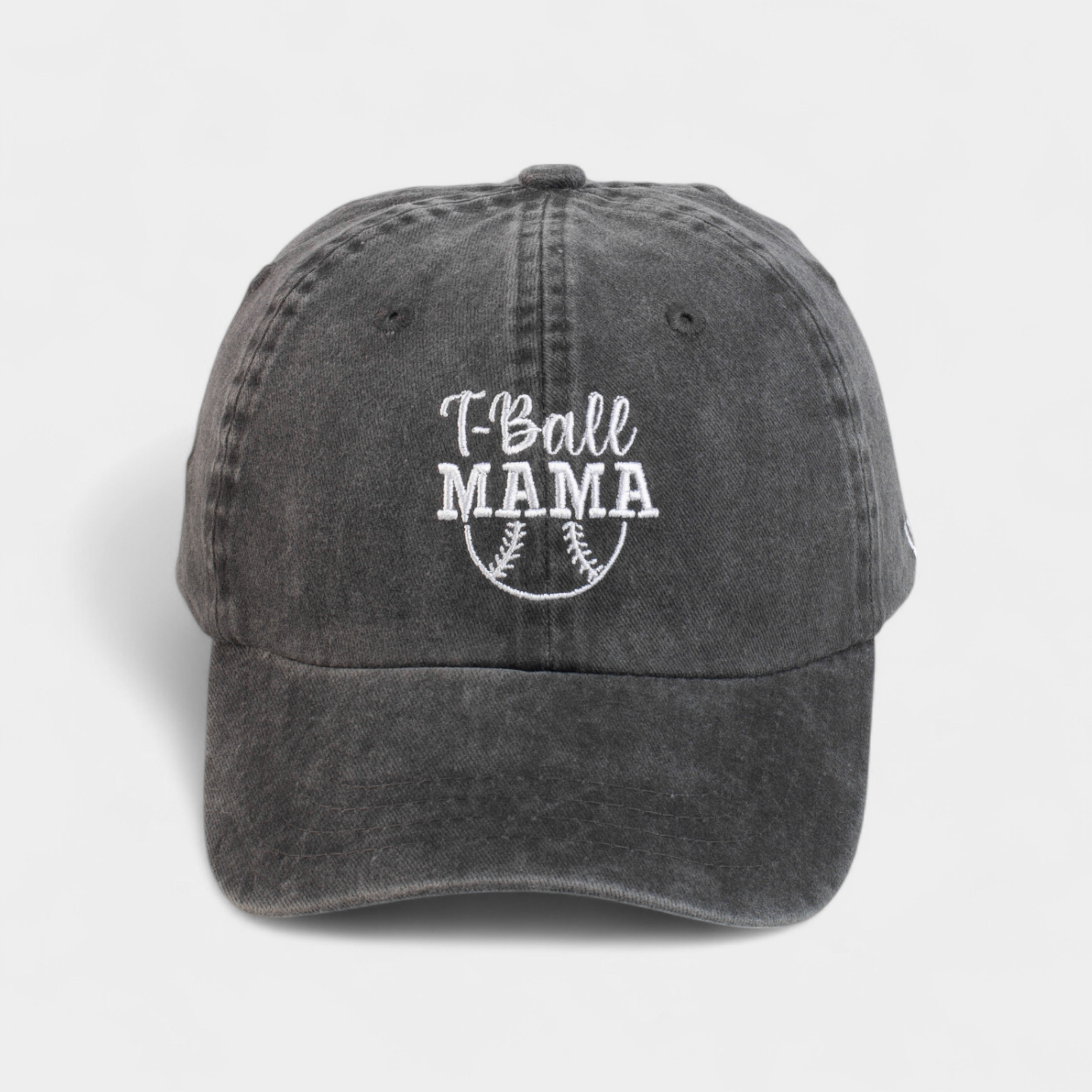 قبعه  T-BALL MAMA   قطن مغسول