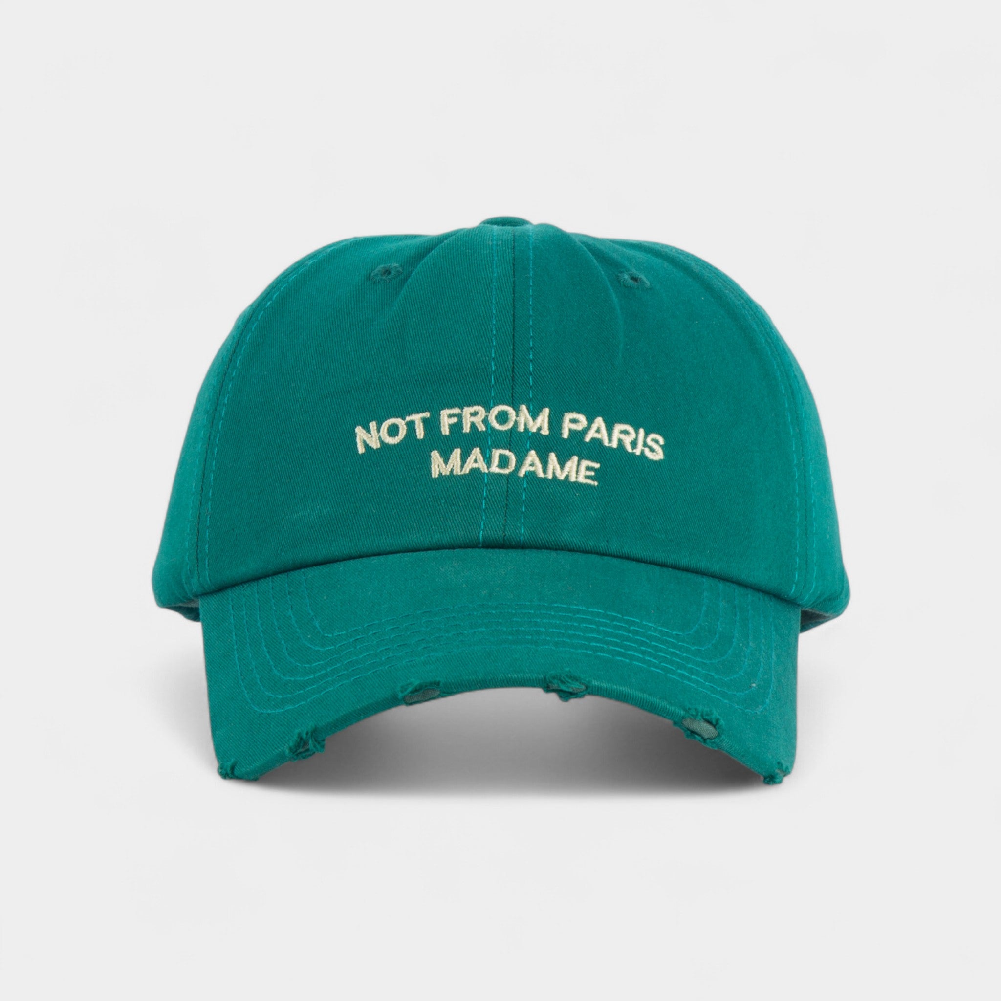 NOT FROM PARIS COTTON DAD HAT CAP