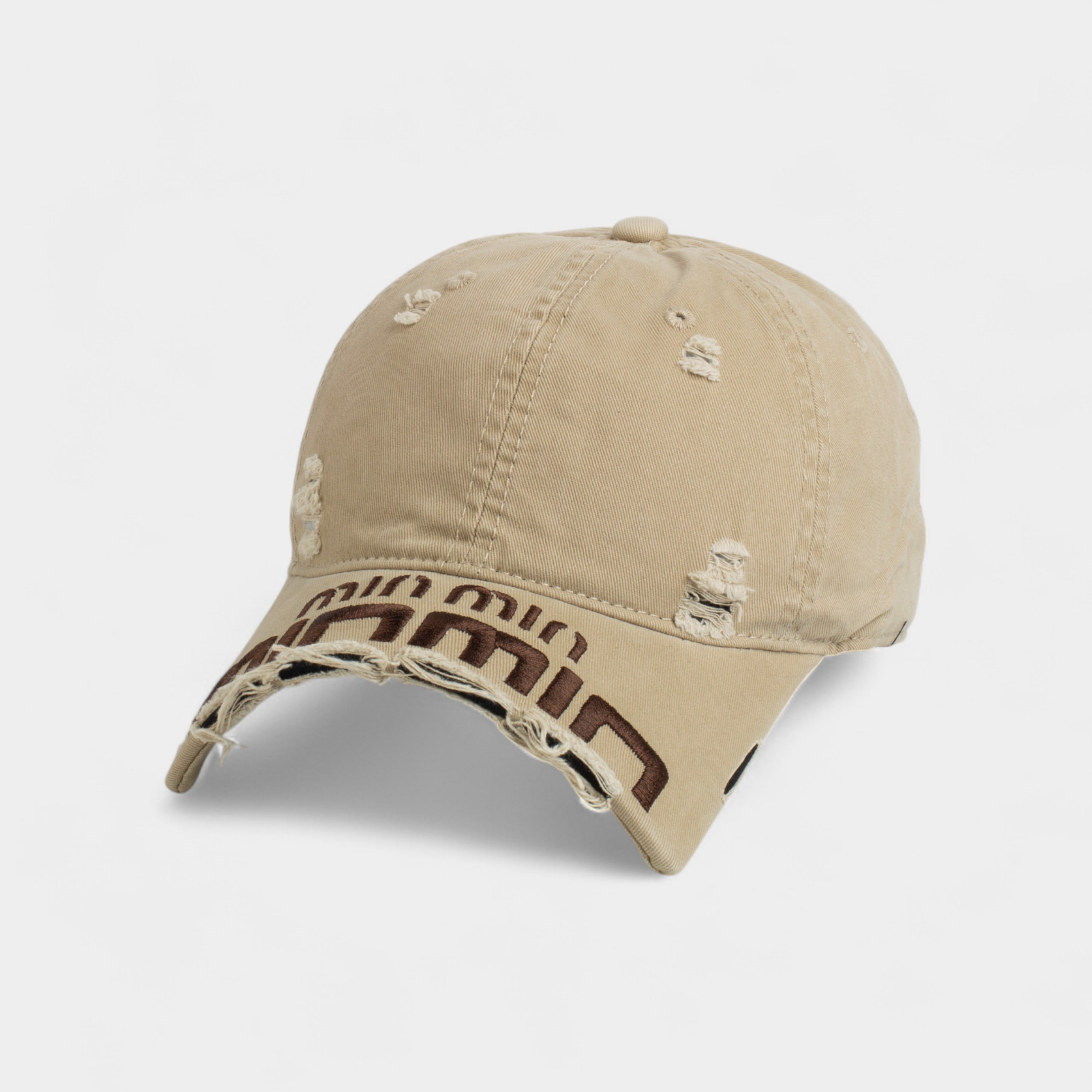 MIU MIU CUTTING COTTON CAP