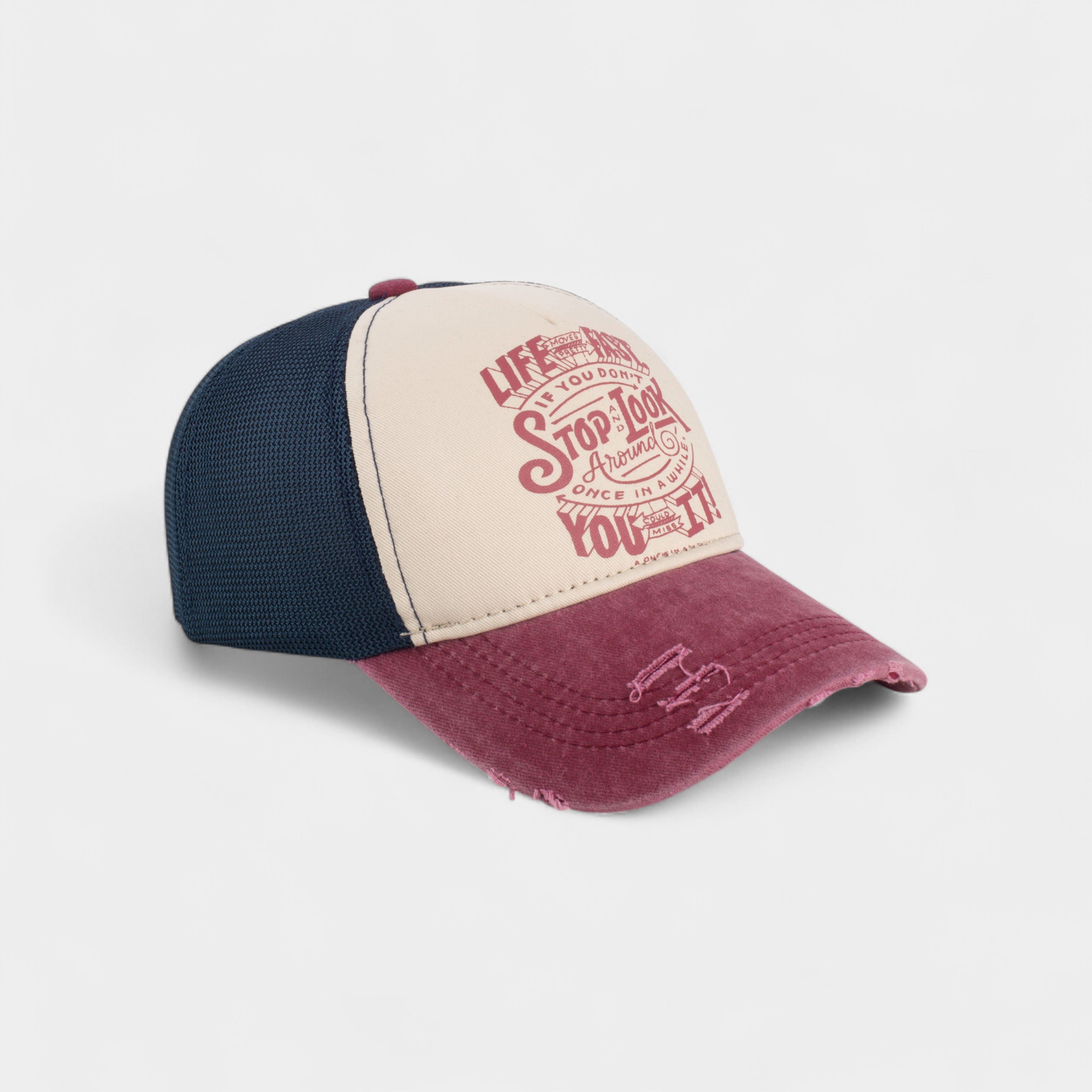 STOP LOOK TRUCKER HAT