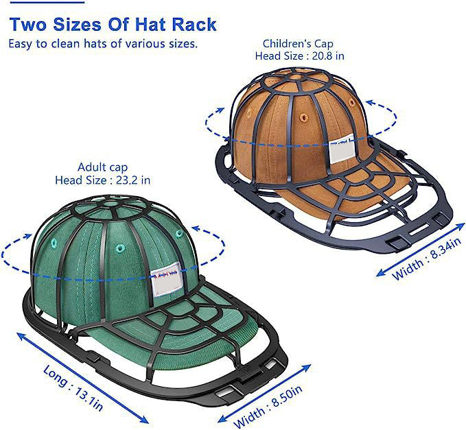 Cap Washer & Hat Protector (Fits 2 Caps)