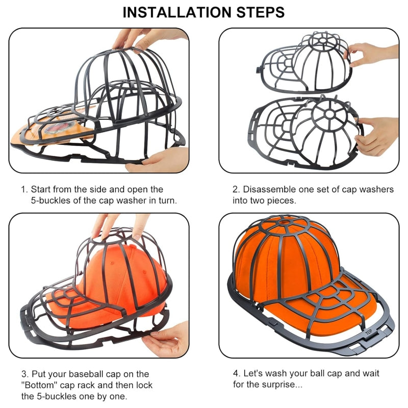 Cap Washer & Hat Protector (Fits 2 Caps)