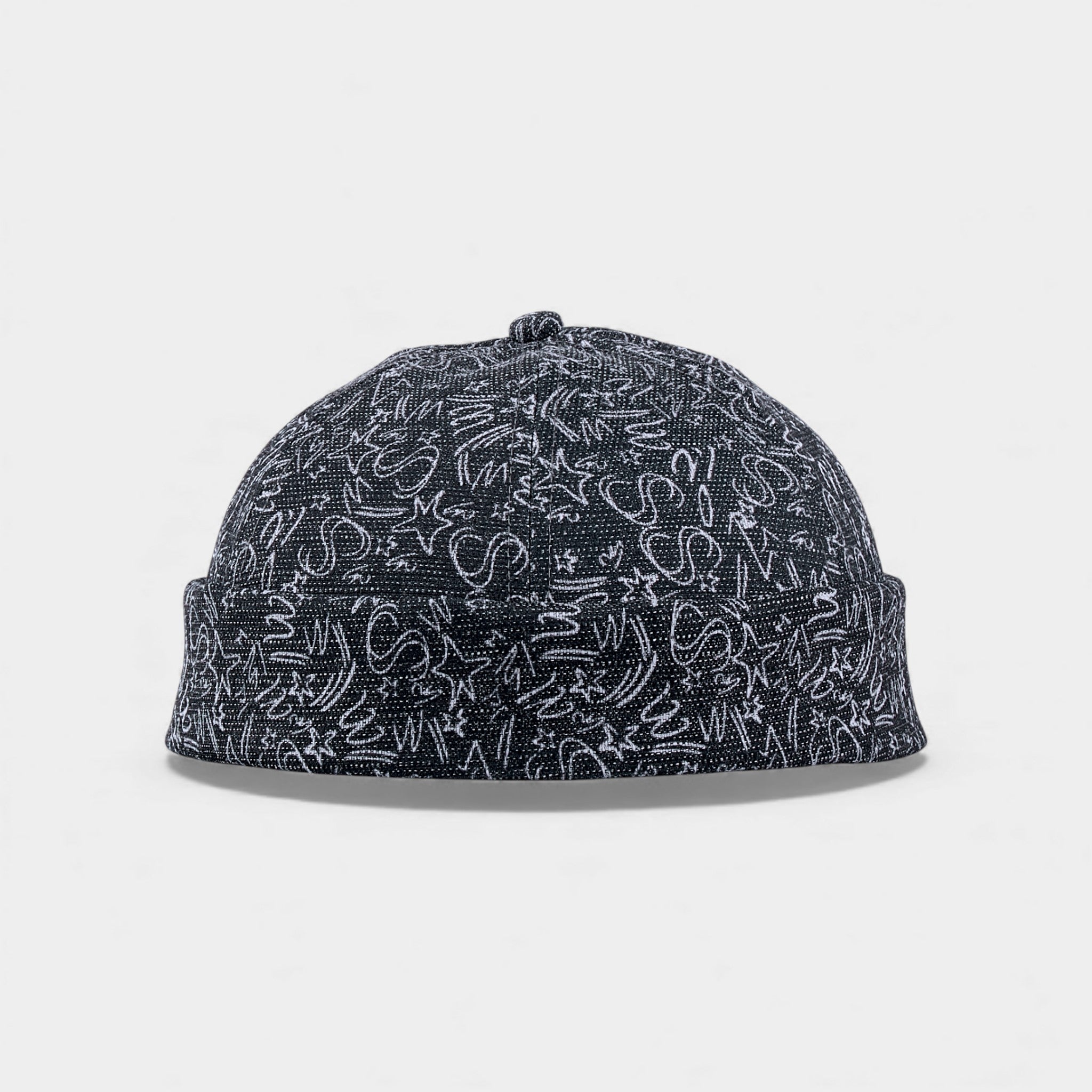 DOHATS BLACK SCRATCHES DOCKER HAT