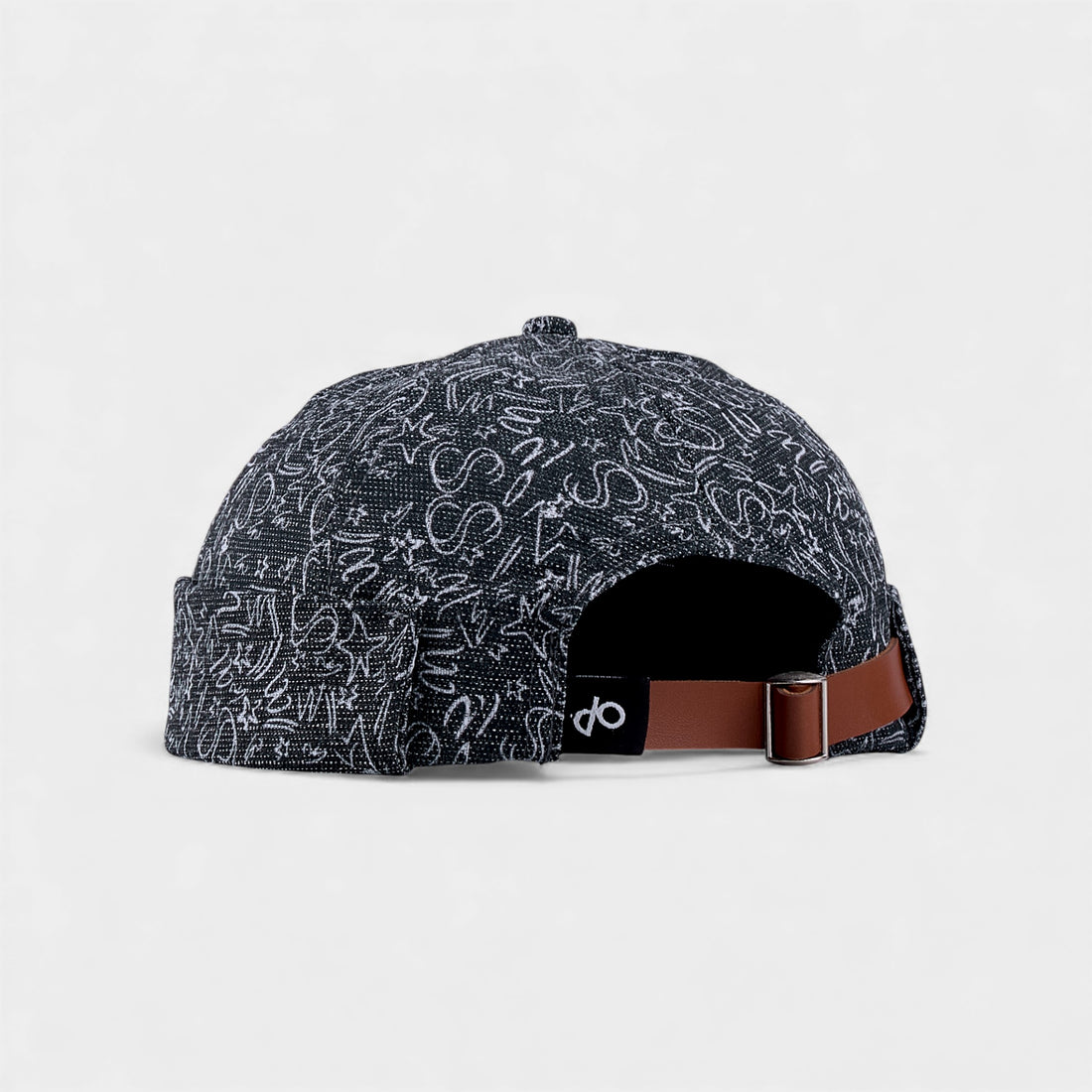 DOHATS BLACK SCRATCHES DOCKER HAT