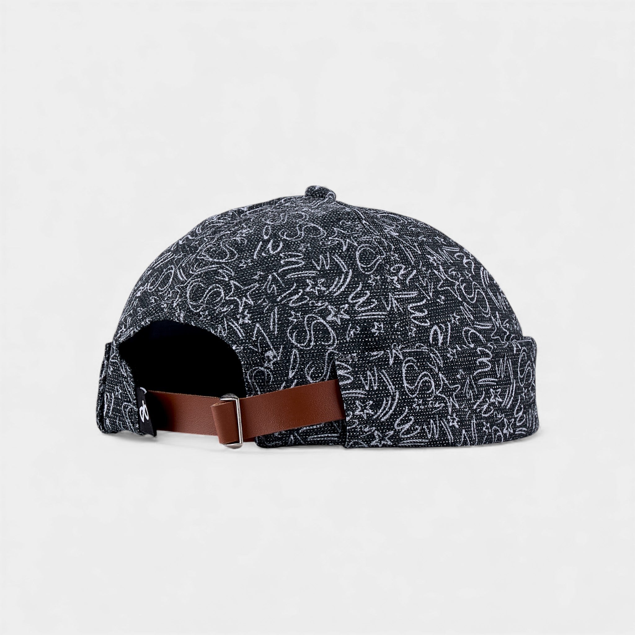 DOHATS BLACK SCRATCHES DOCKER HAT