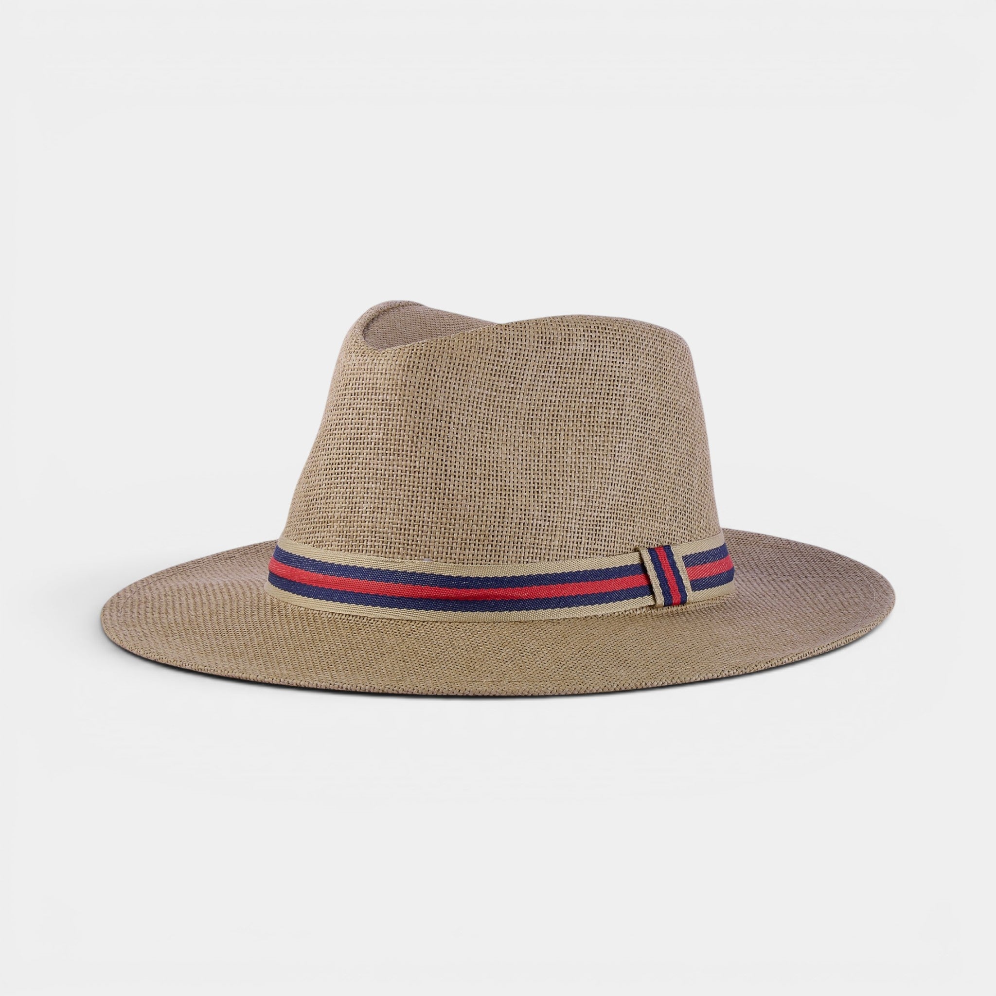 ICONIC STRAW FEDORA HAT