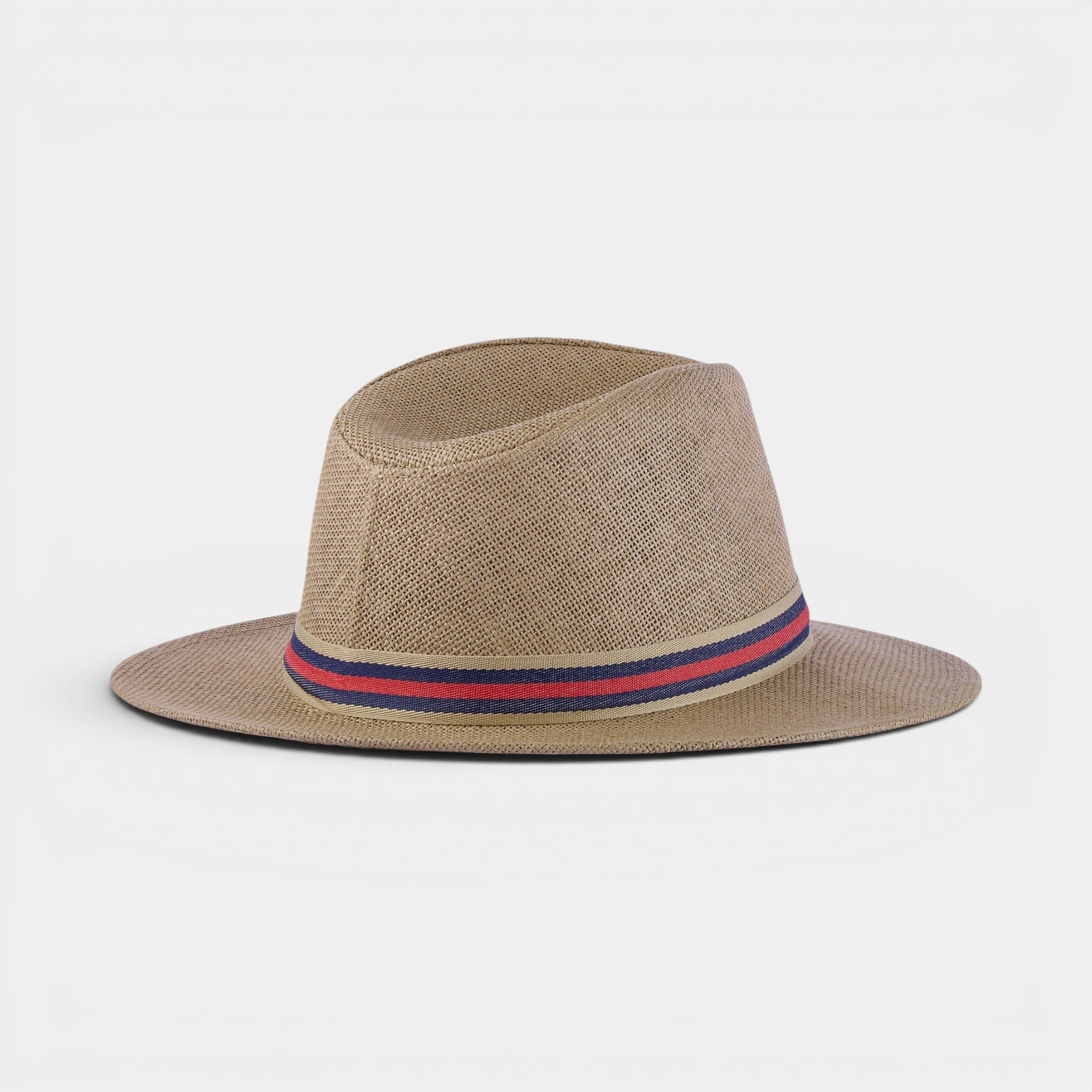 ICONIC STRAW FEDORA HAT