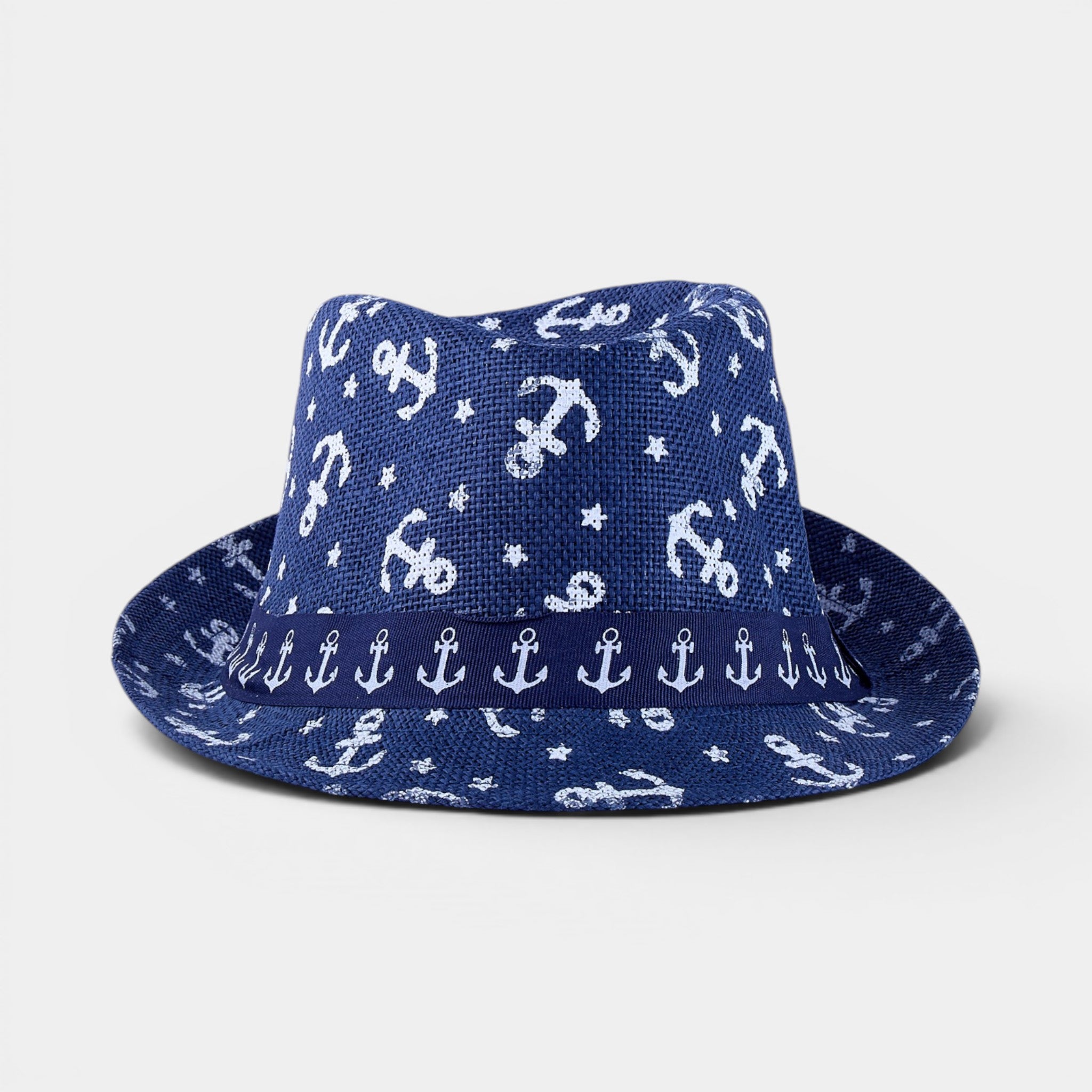PALM BREEZE  TRILBY STRAW FEDORA HAT