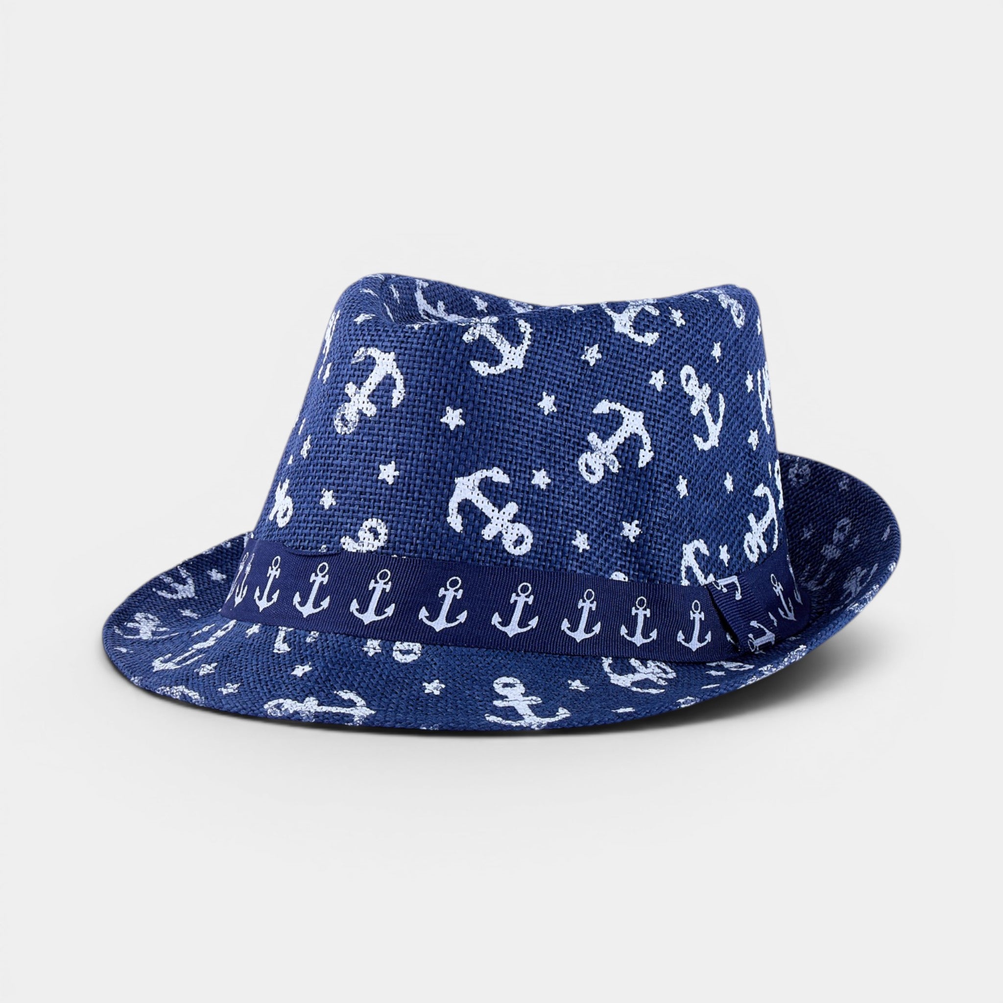 PALM BREEZE  TRILBY STRAW FEDORA HAT