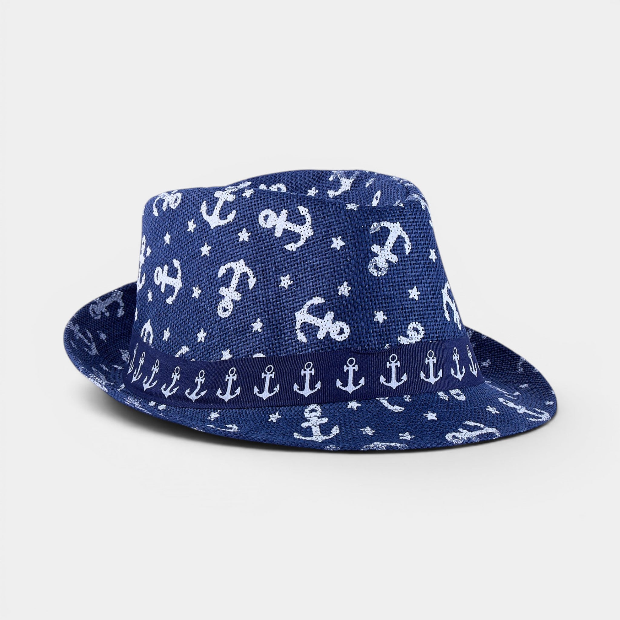 PALM BREEZE  TRILBY STRAW FEDORA HAT