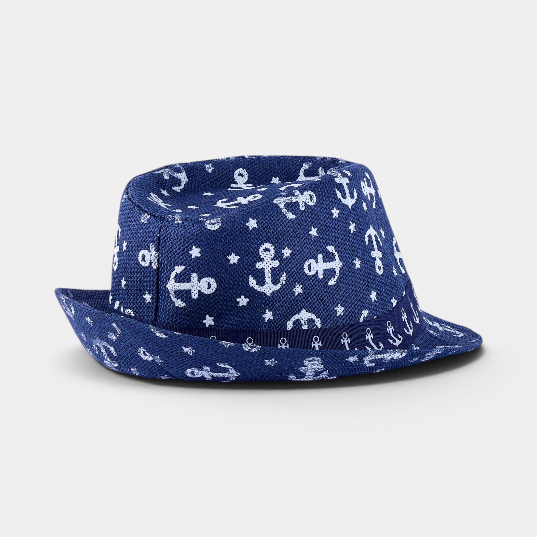 PALM BREEZE  TRILBY STRAW FEDORA HAT
