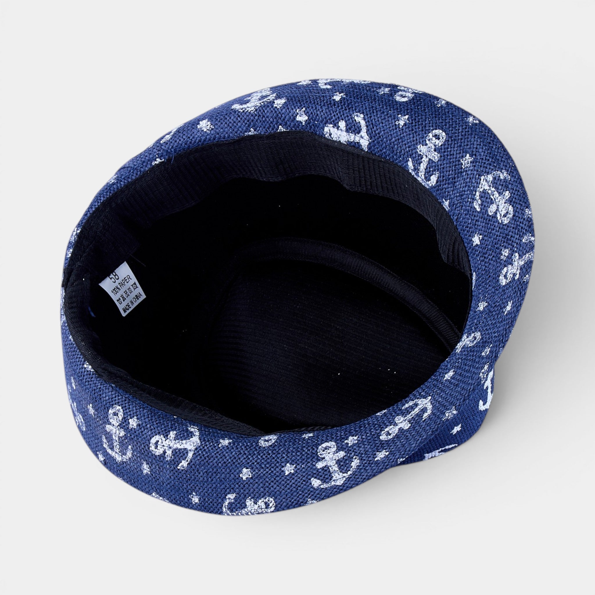 PALM BREEZE  TRILBY STRAW FEDORA HAT