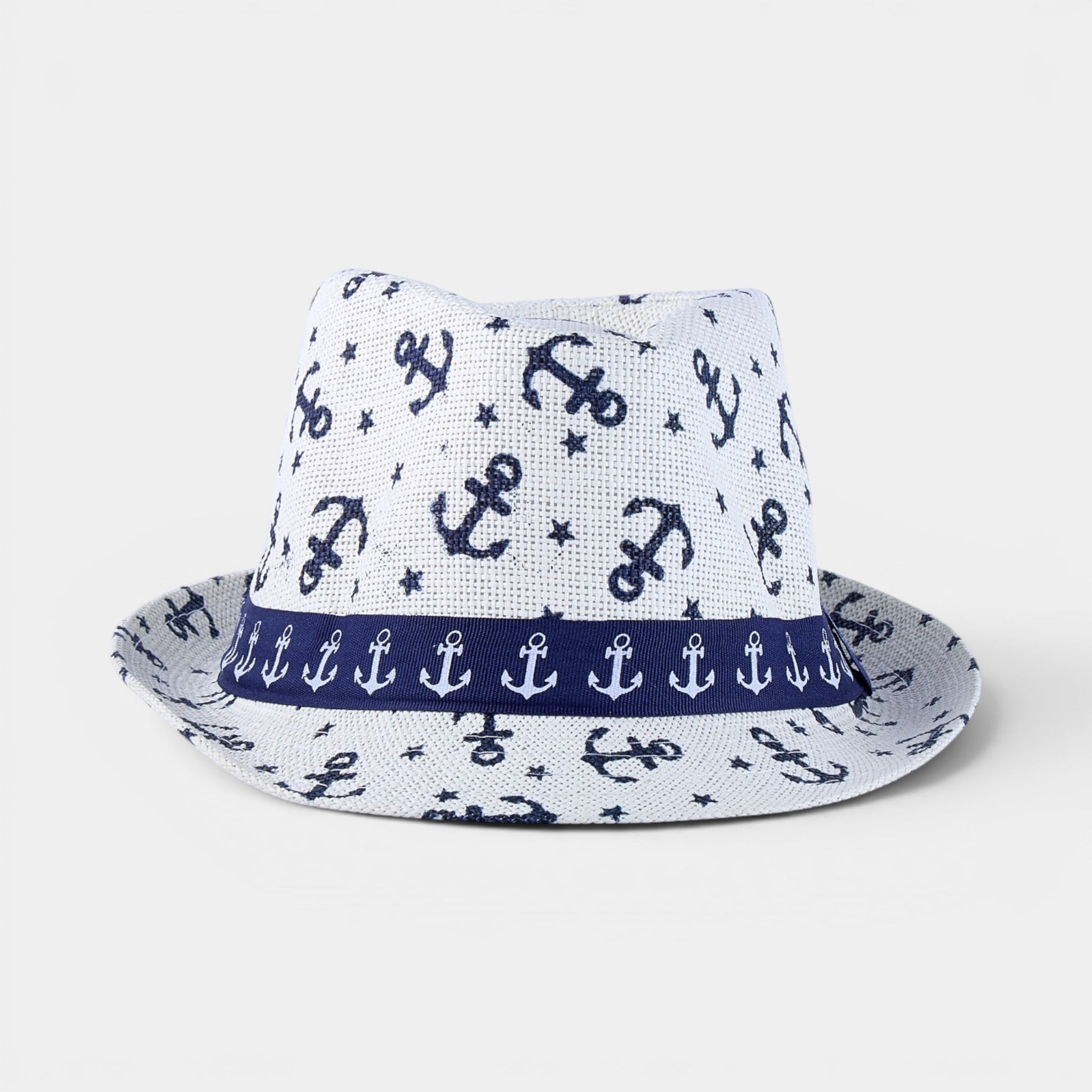 PALM BREEZE  TRILBY STRAW FEDORA HAT