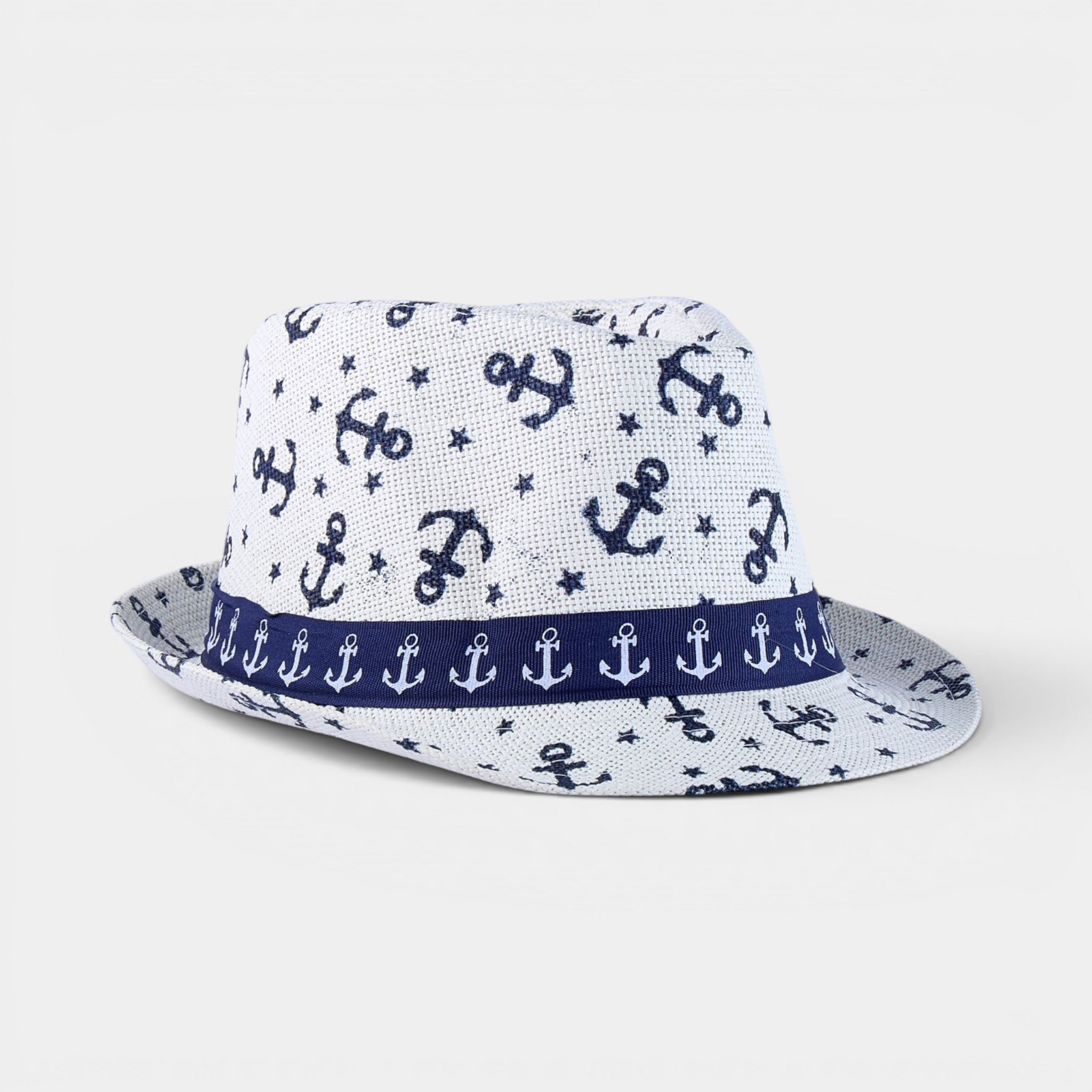 PALM BREEZE  TRILBY STRAW FEDORA HAT