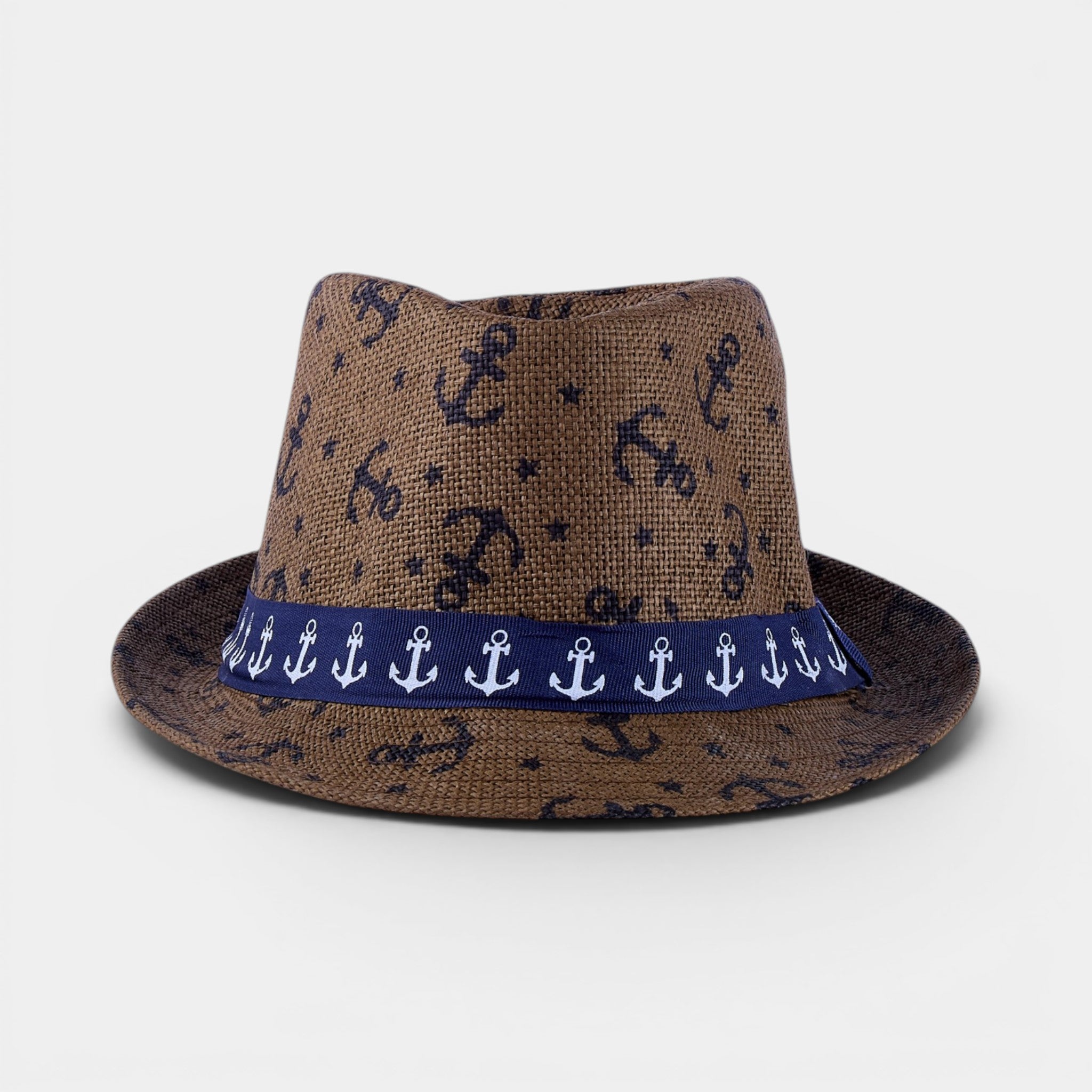 PALM BREEZE  TRILBY STRAW FEDORA HAT
