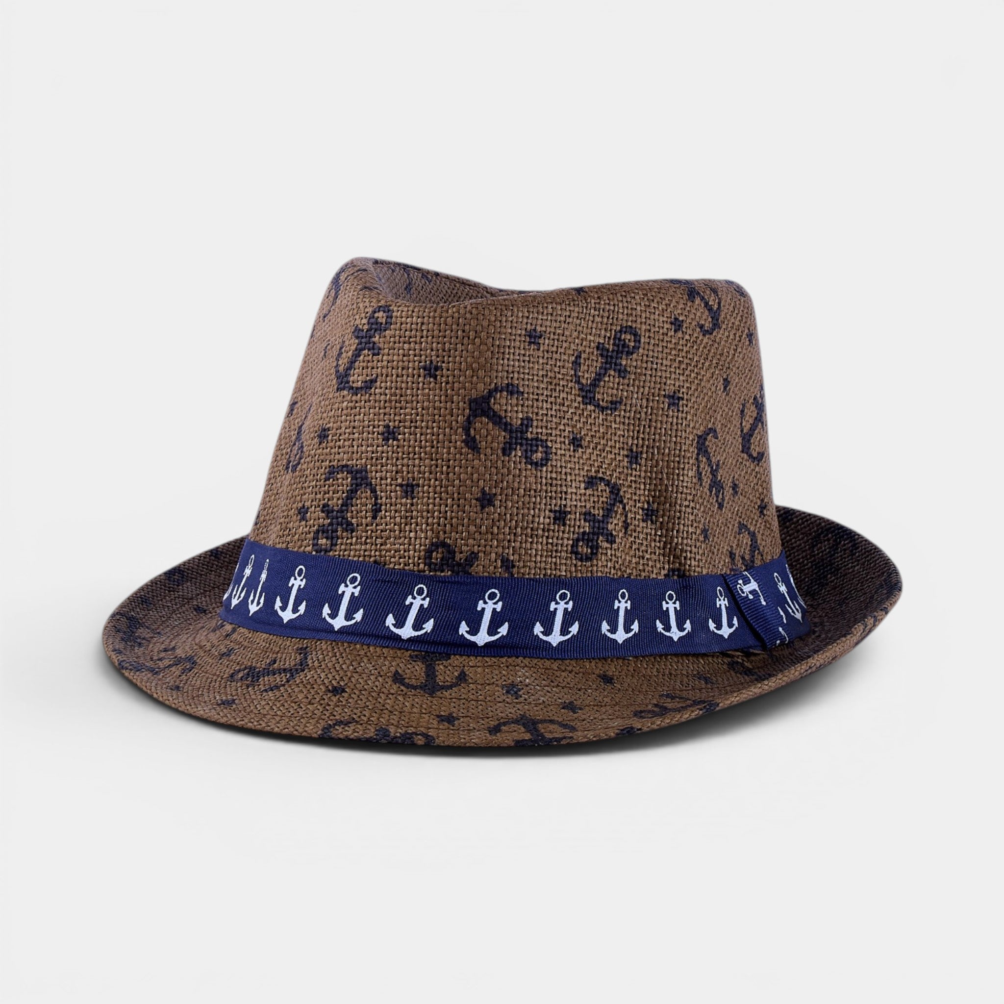 PALM BREEZE  TRILBY STRAW FEDORA HAT