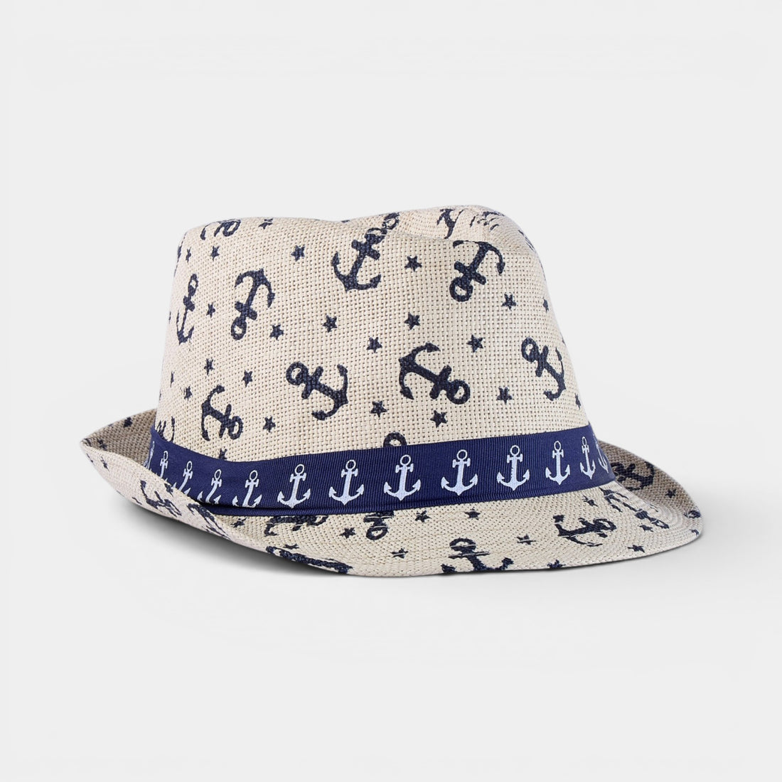 PALM BREEZE  TRILBY STRAW FEDORA HAT
