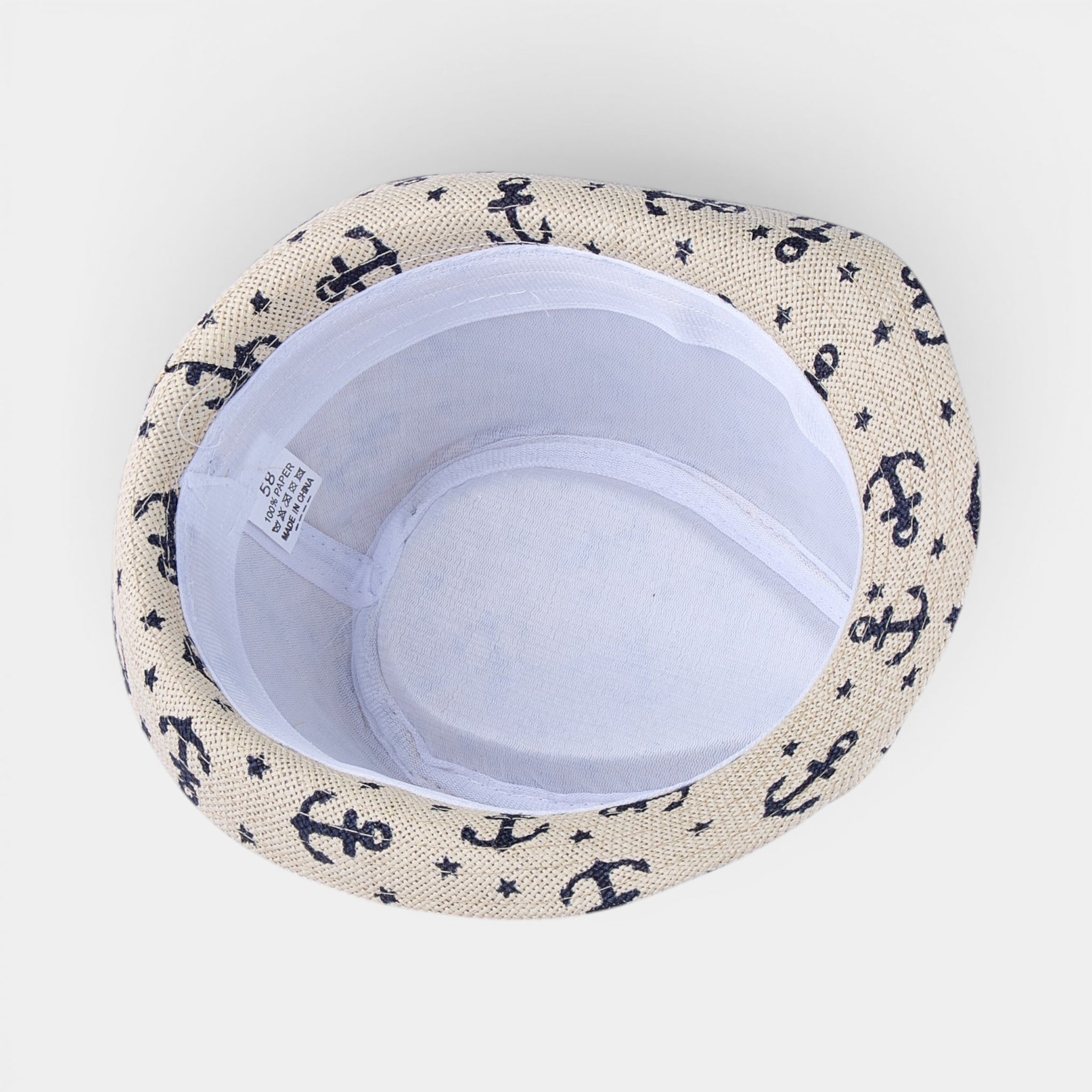 PALM BREEZE  TRILBY STRAW FEDORA HAT