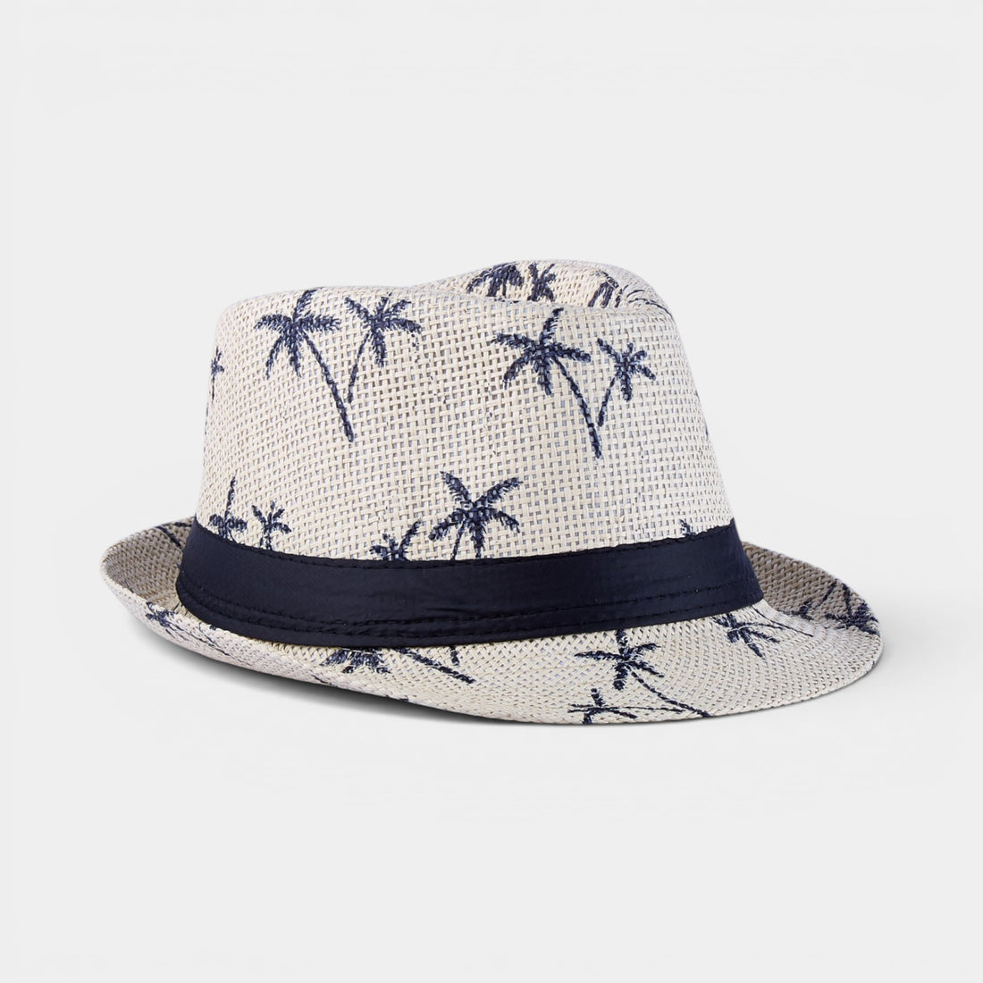 OCEAN LEAF TRILBY STRAW FEDORA HAT