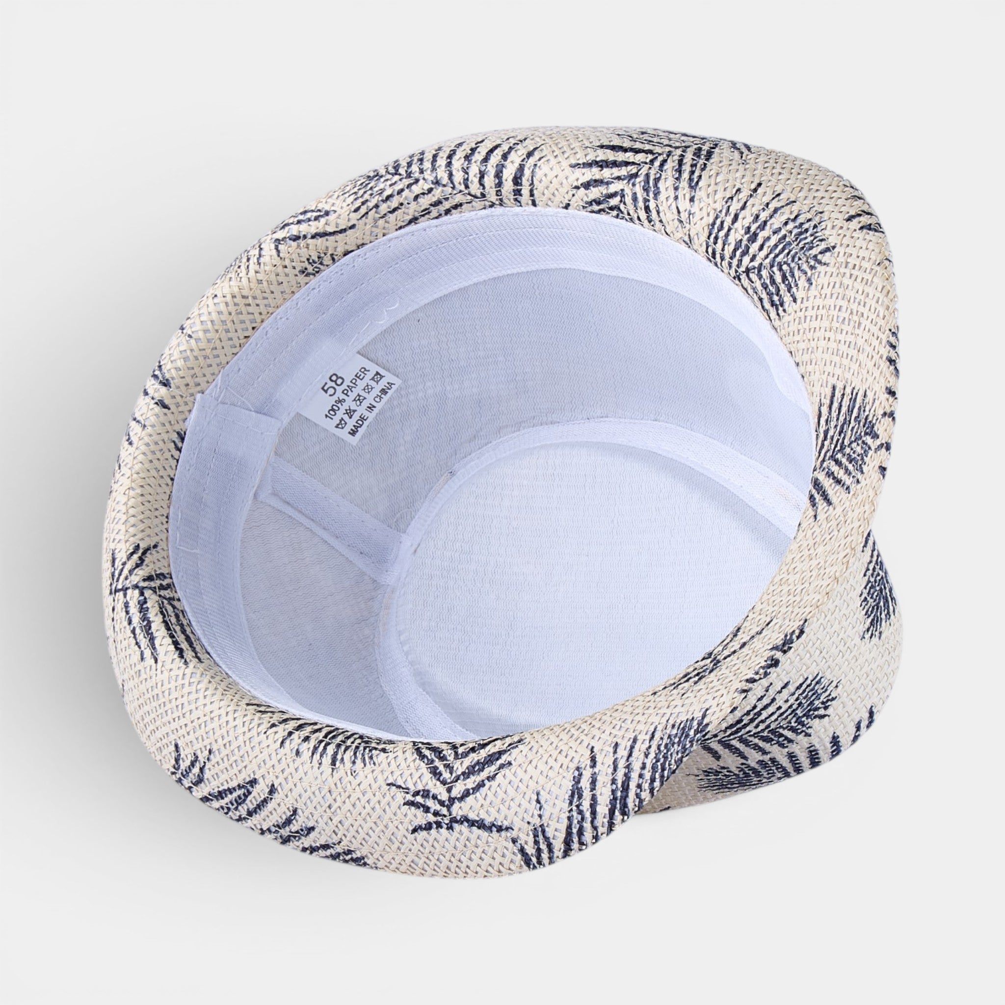 COASTLINE TRILBY STRAW FEDORA HAT