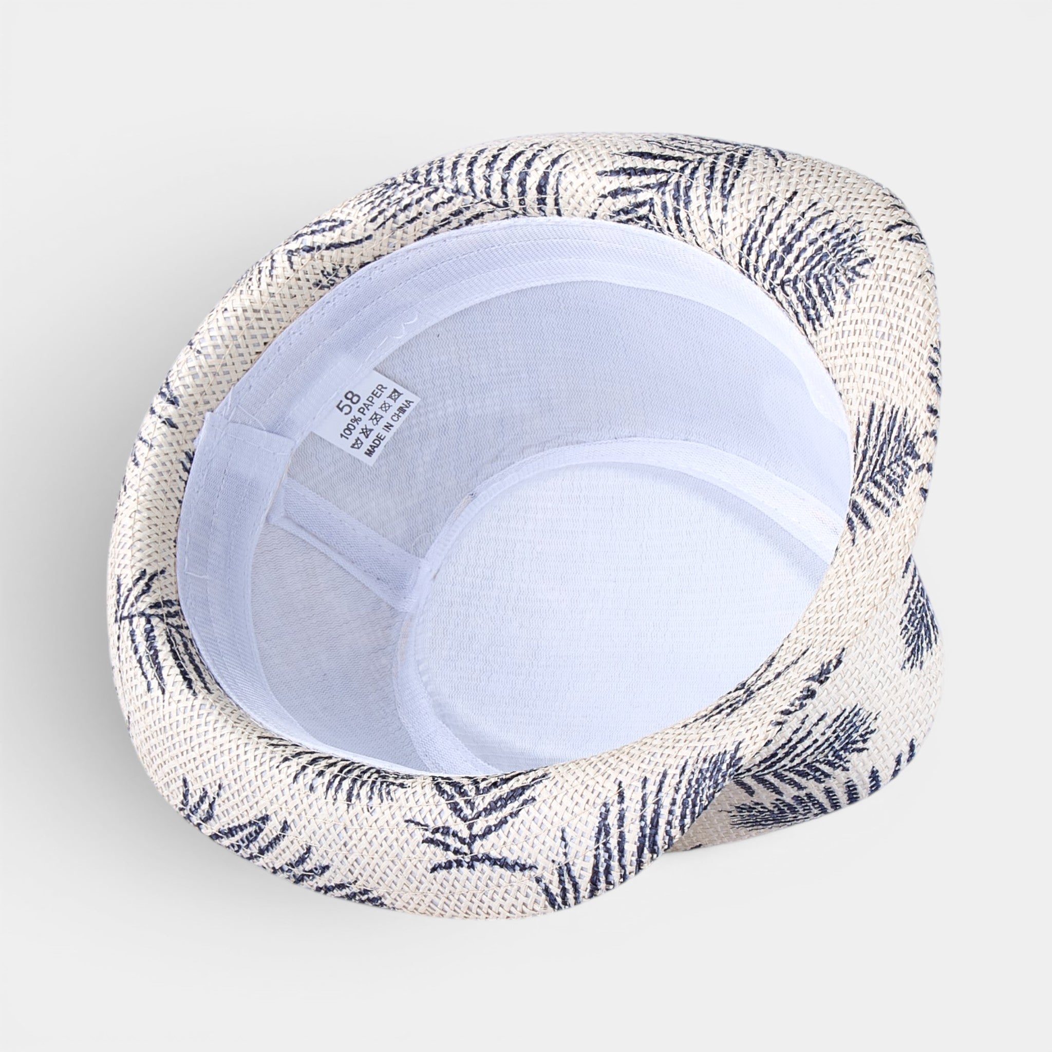COASTLINE TRILBY STRAW FEDORA HAT
