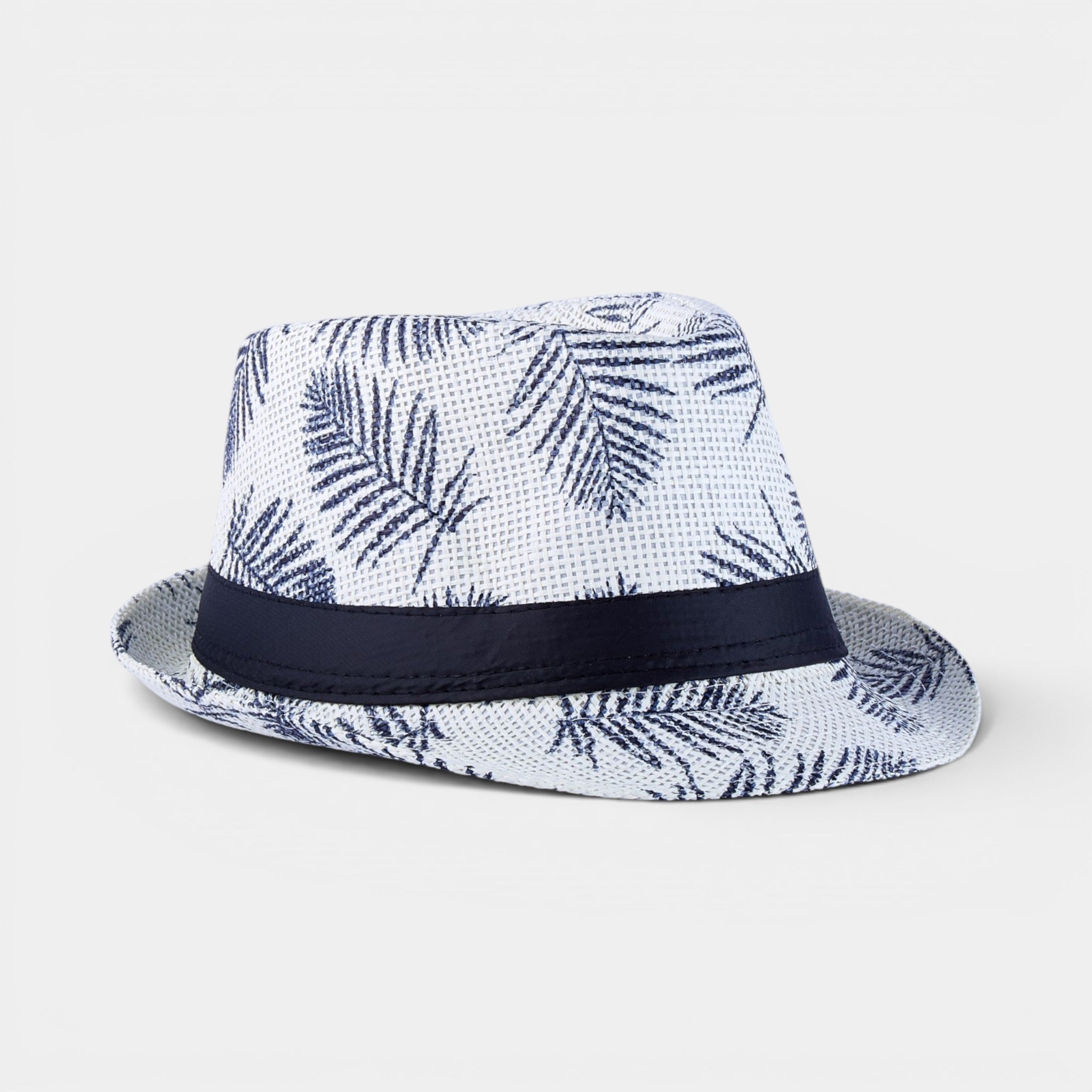 COASTLINE TRILBY STRAW FEDORA HAT