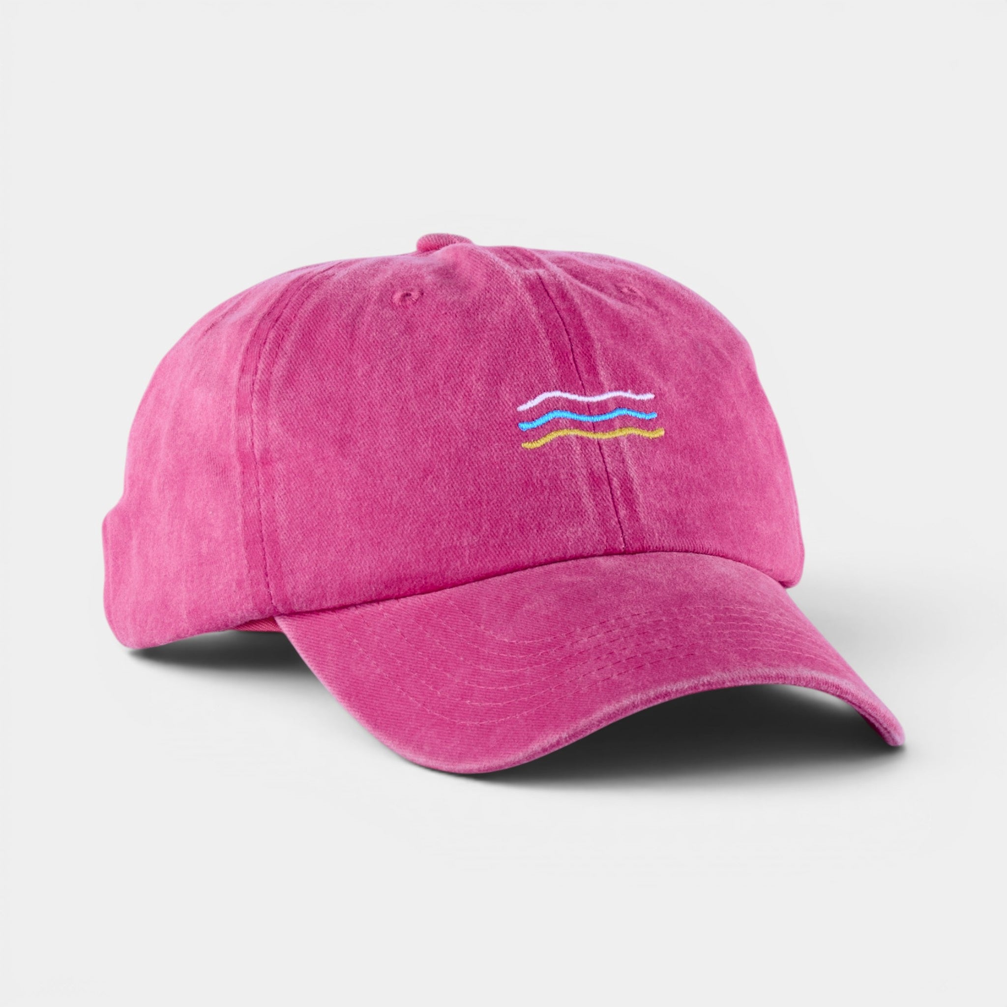 Summer Wave Washed Dad Hat