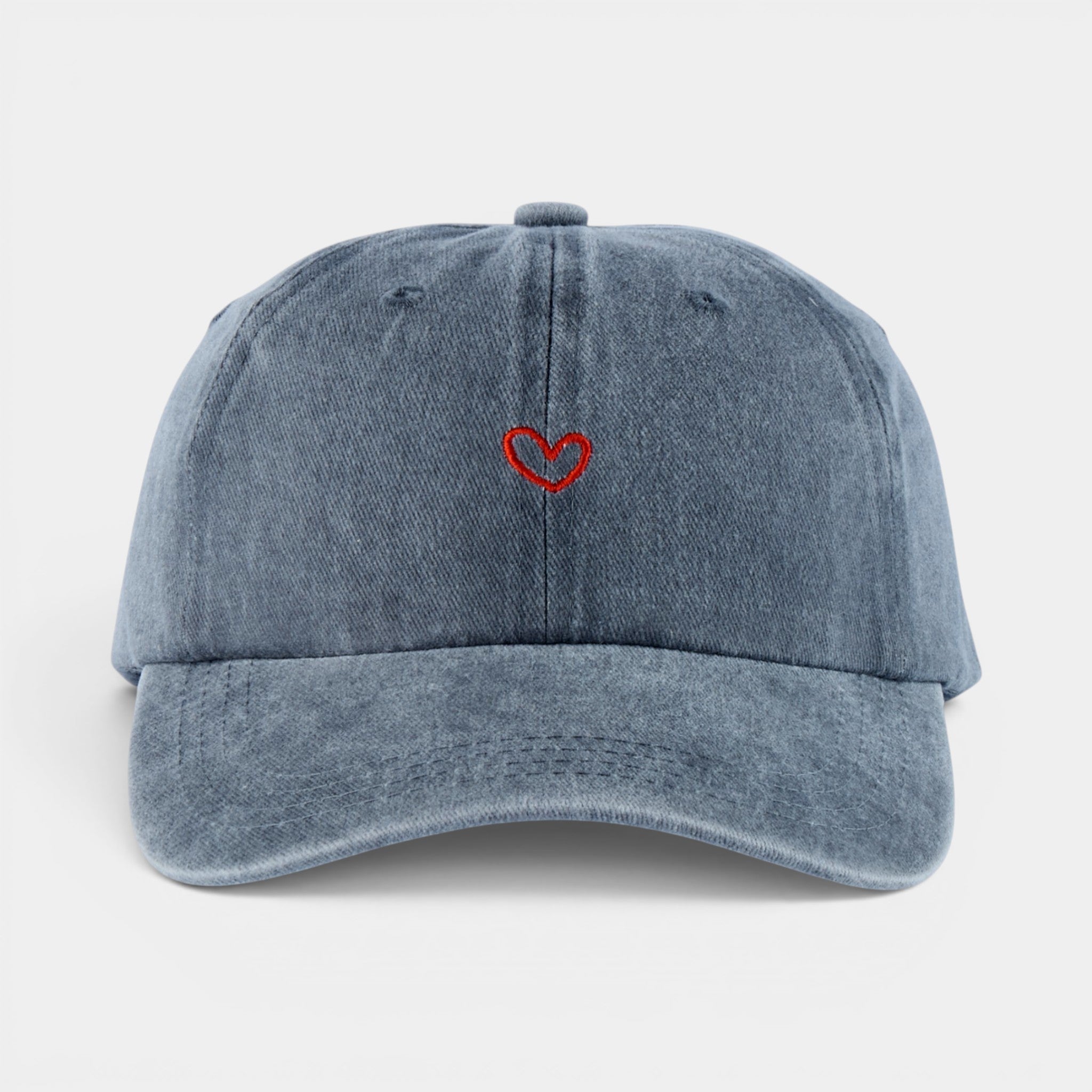 Red Heart Washed Dad Hat