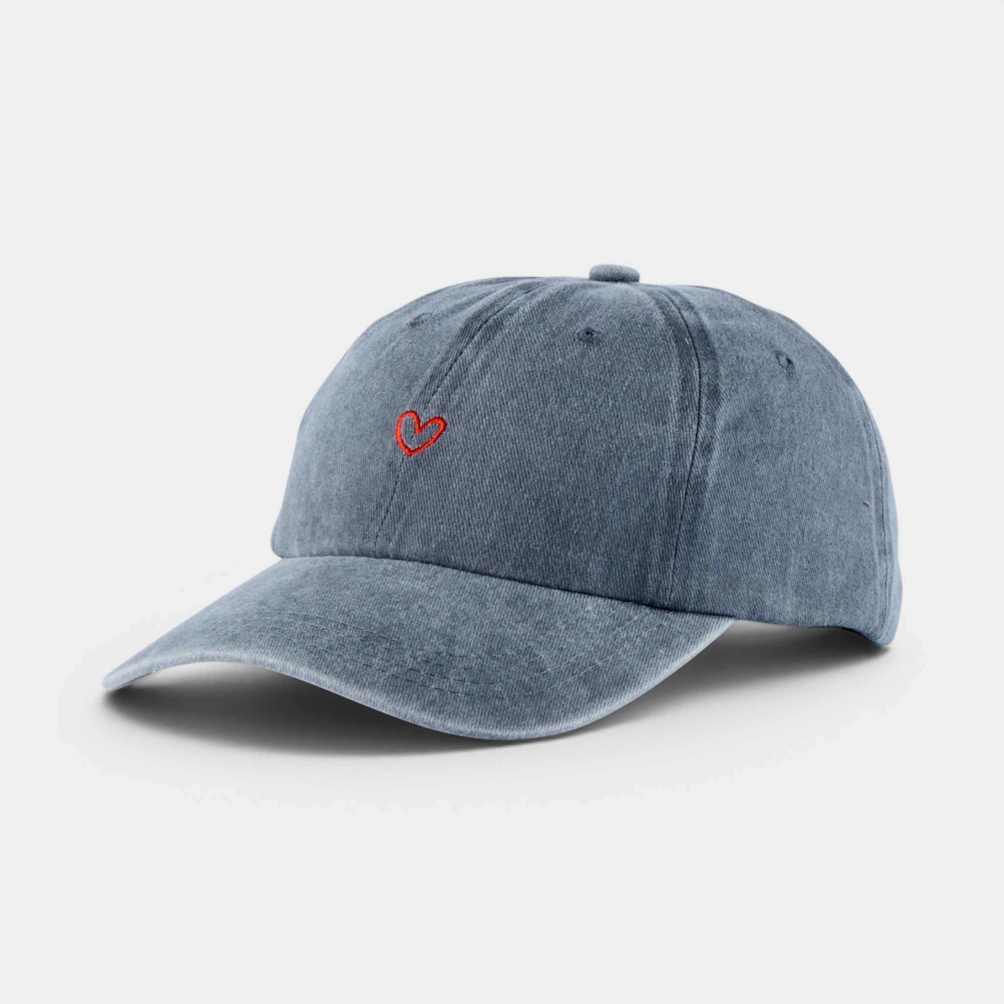 Red Heart Washed Dad Hat