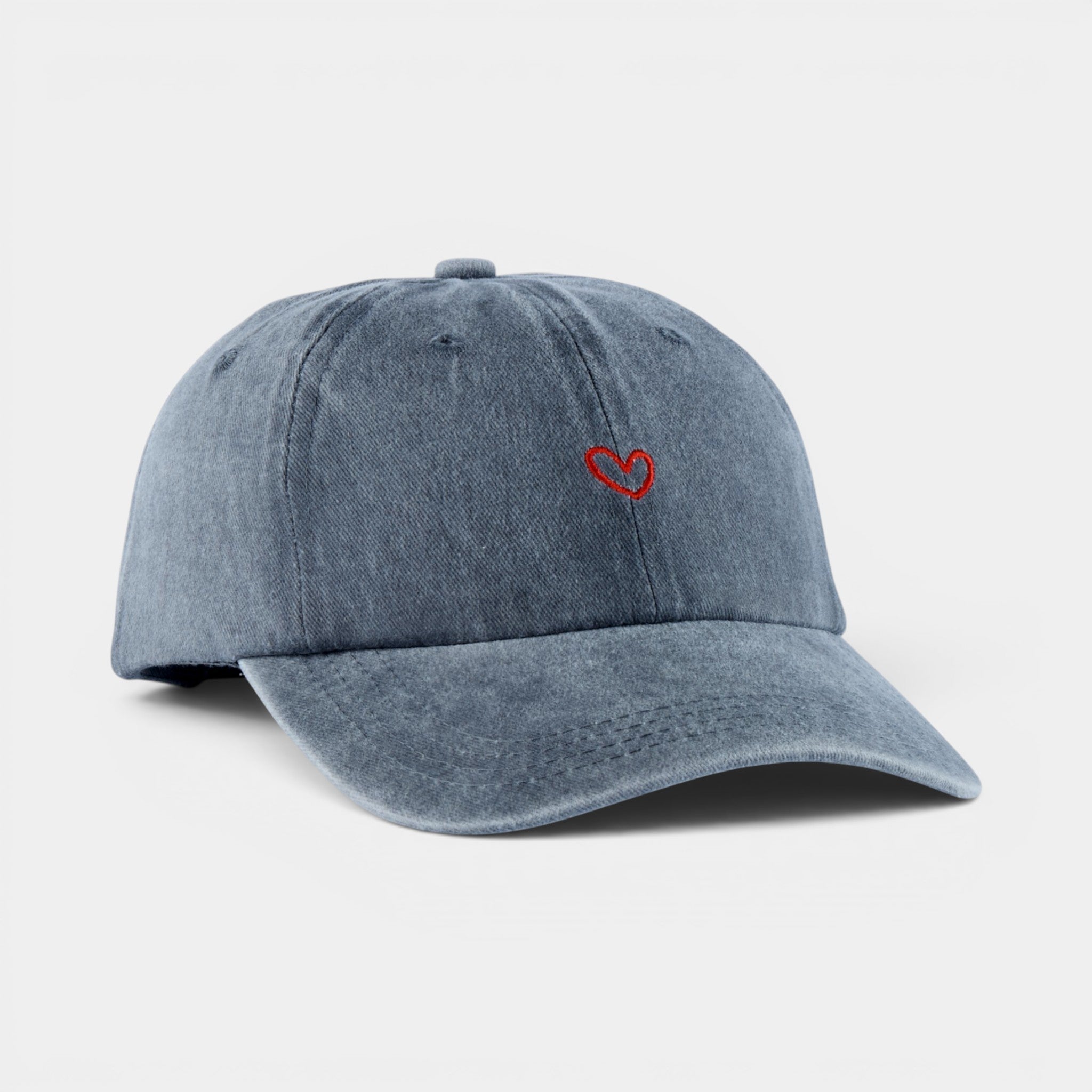 Red Heart Washed Dad Hat