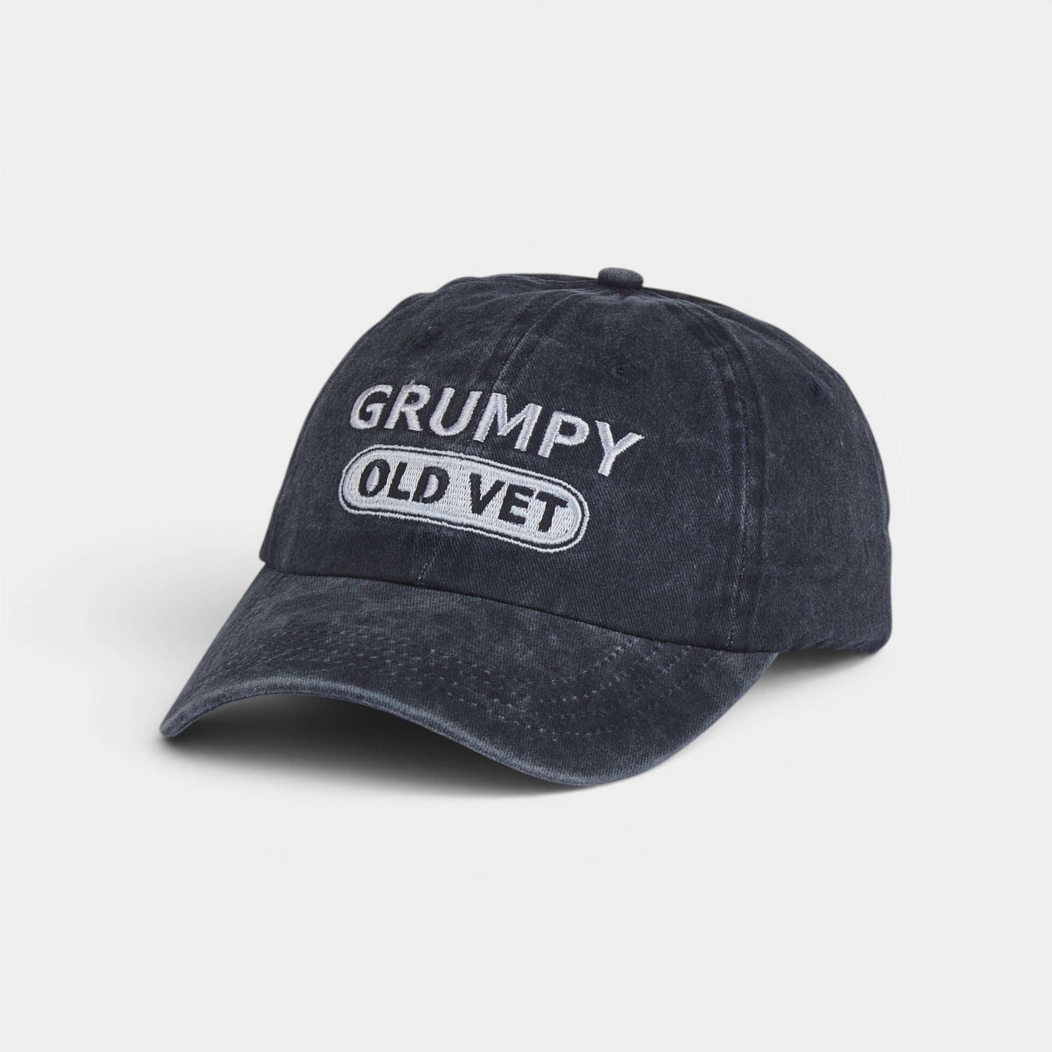 قبعه GRUMPY OLD VET قطن مغسول