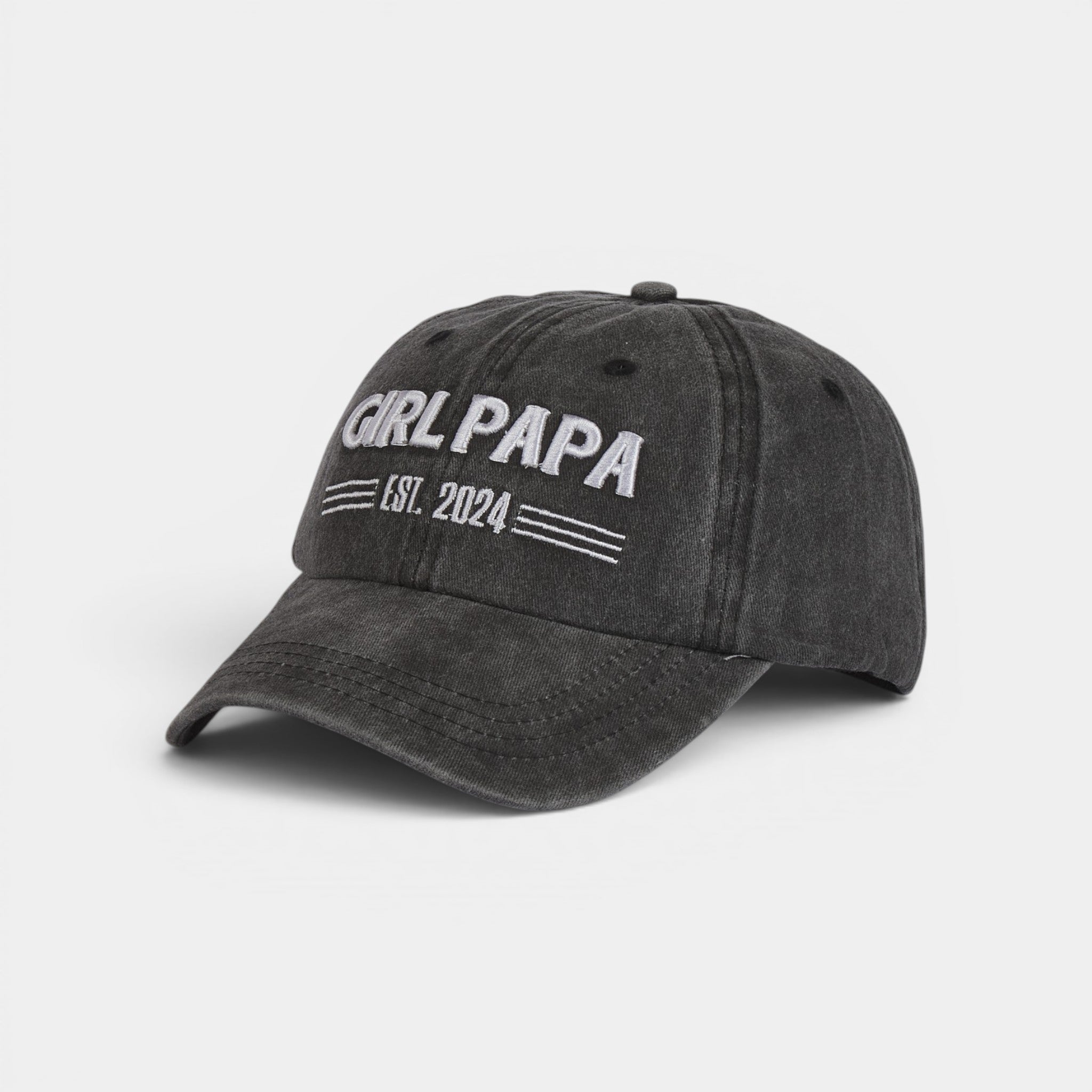 قبعه GIRL PAPA 2024 قطن مغسول
