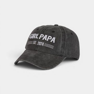 قبعه GIRL PAPA 2024 قطن مغسول