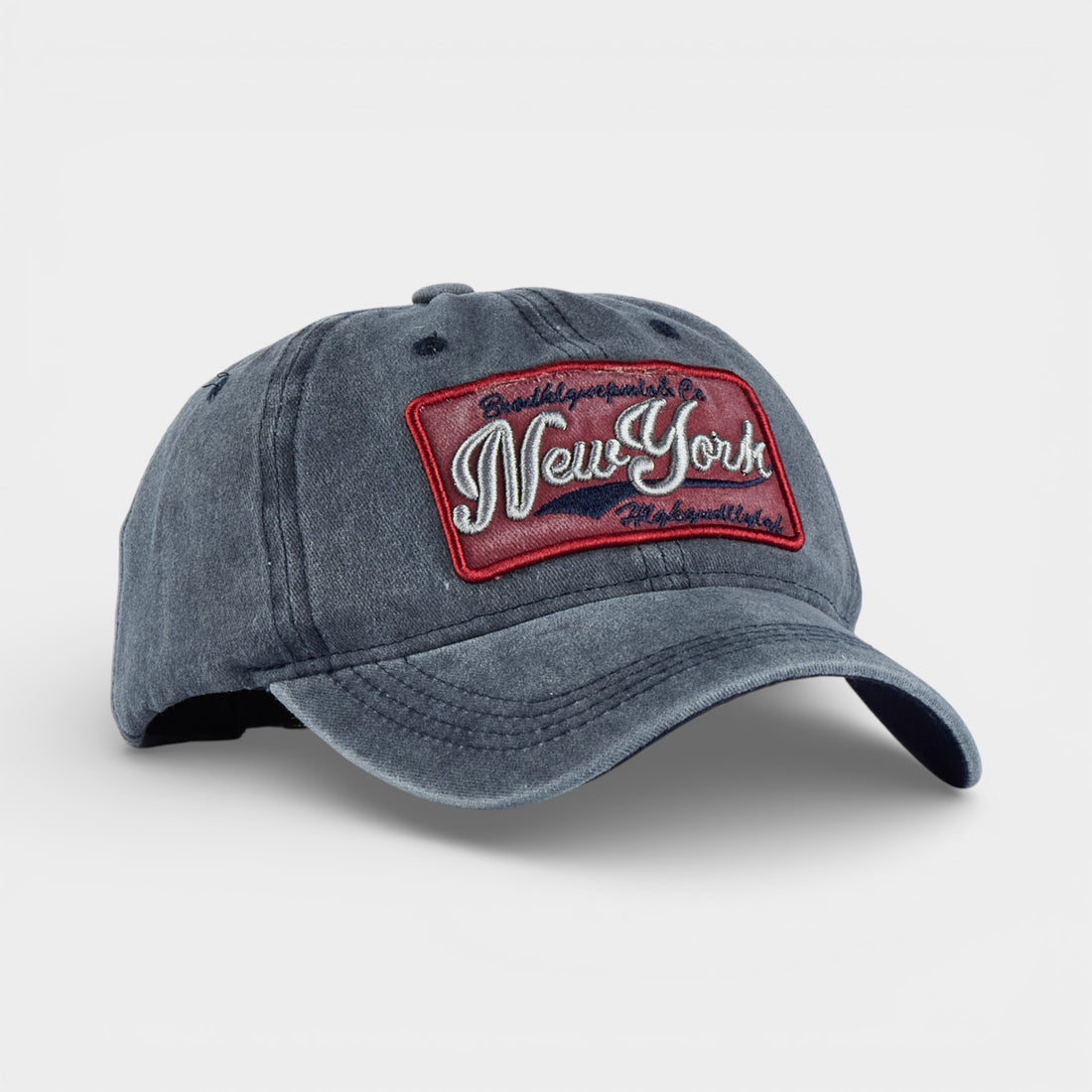 NEW YORK WASHED LINE COTTON CAP