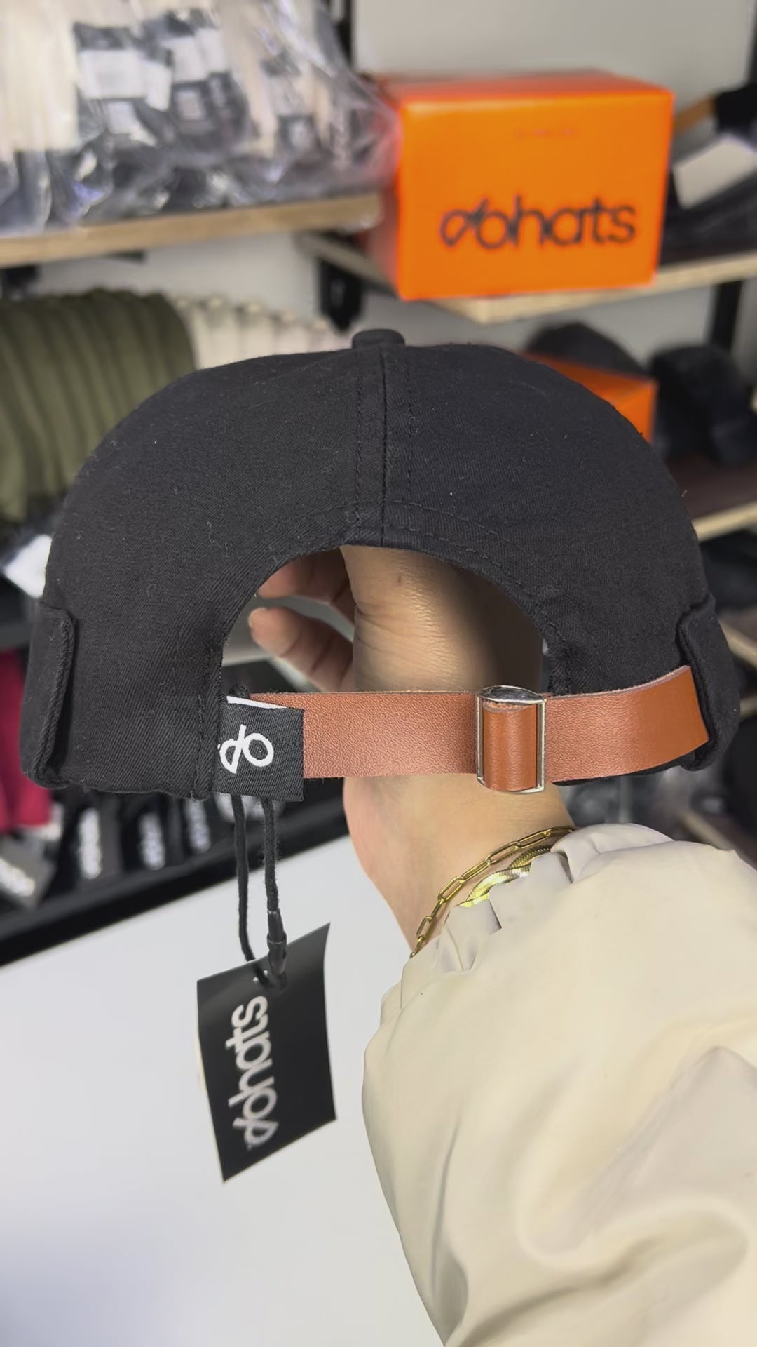 COTTON BLANK WASHED DOHATS COTTON DOCKER HAT